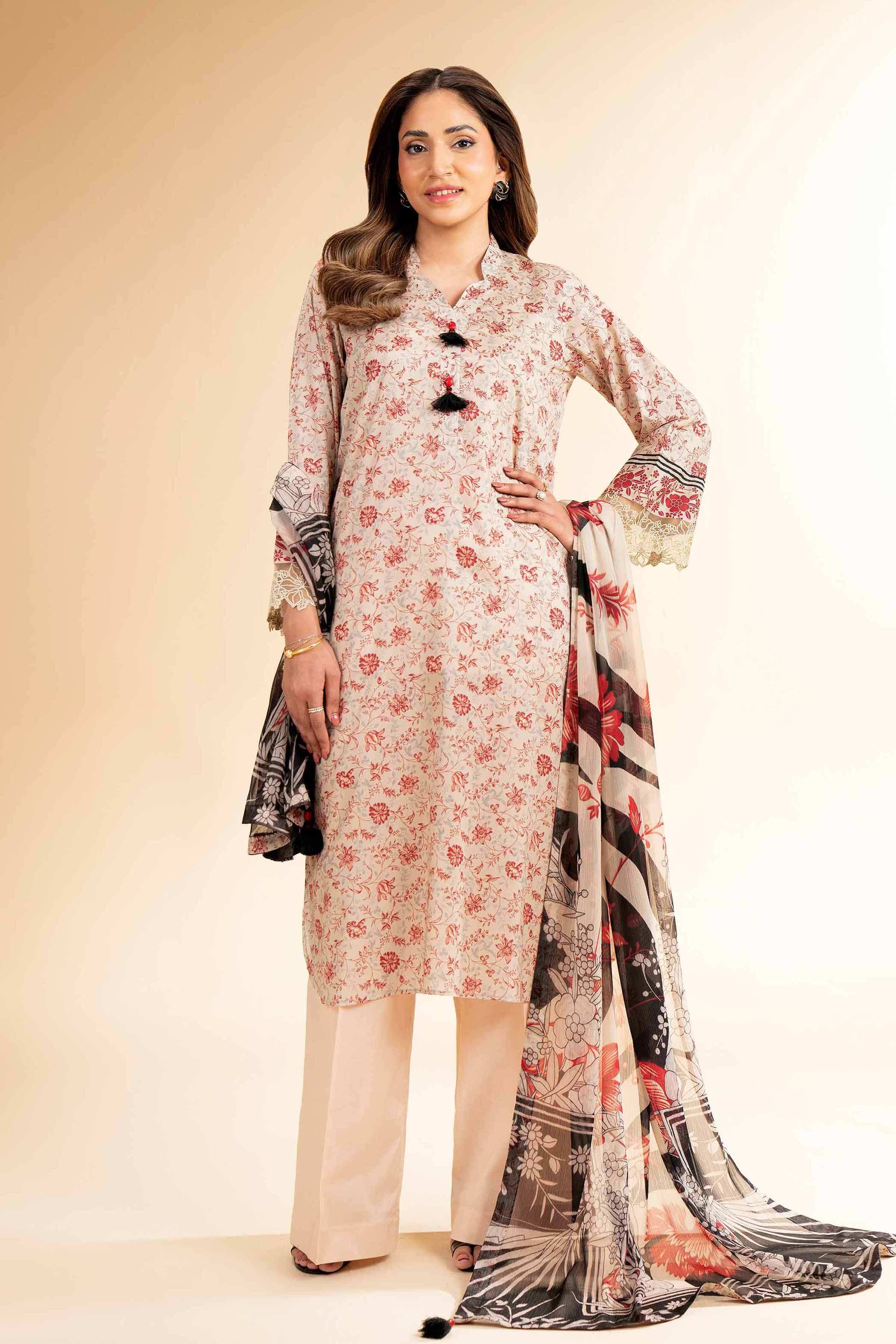 2 Piece - Printed With Laces Suit - 42501266