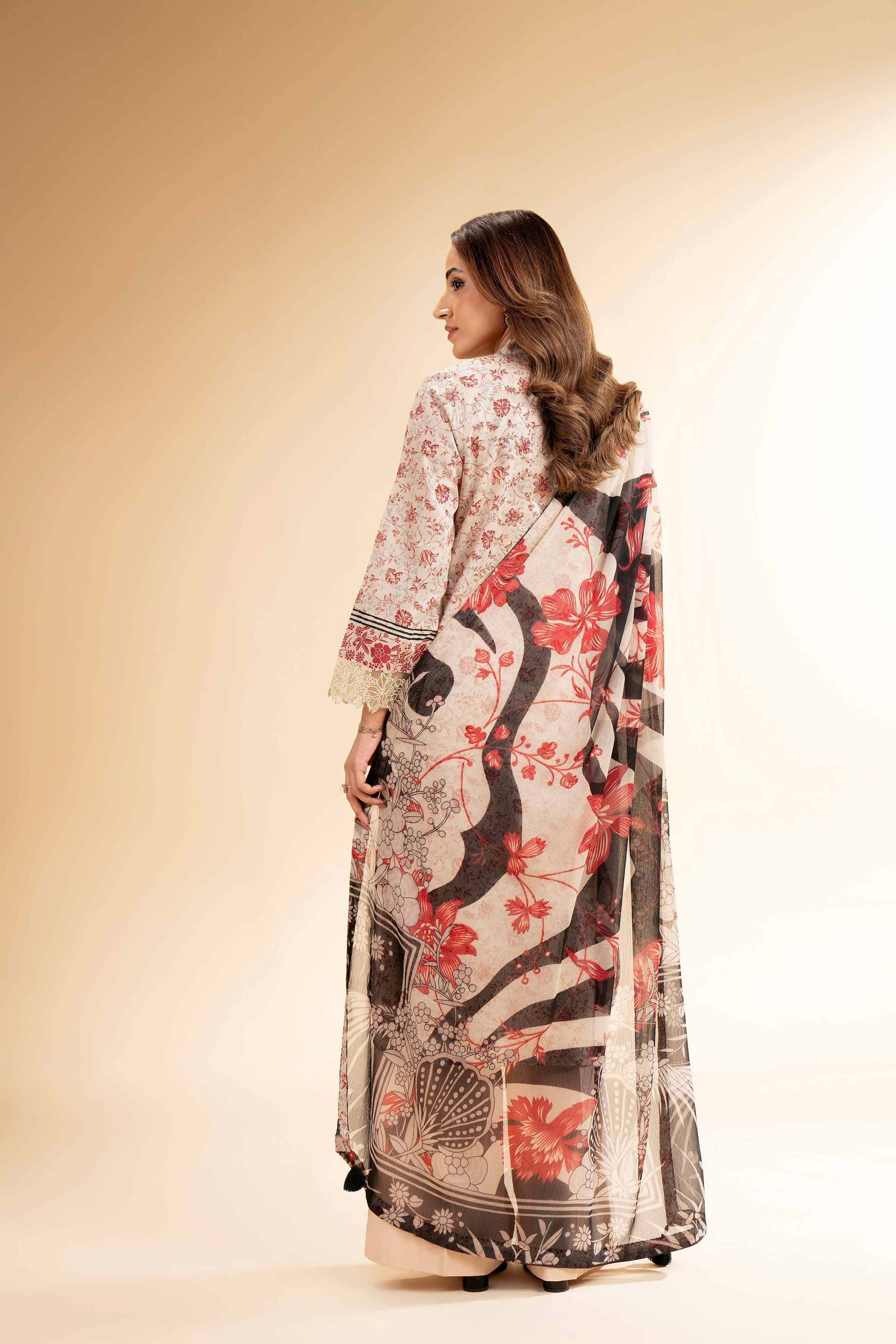 2 Piece - Printed With Laces Suit - 42501266