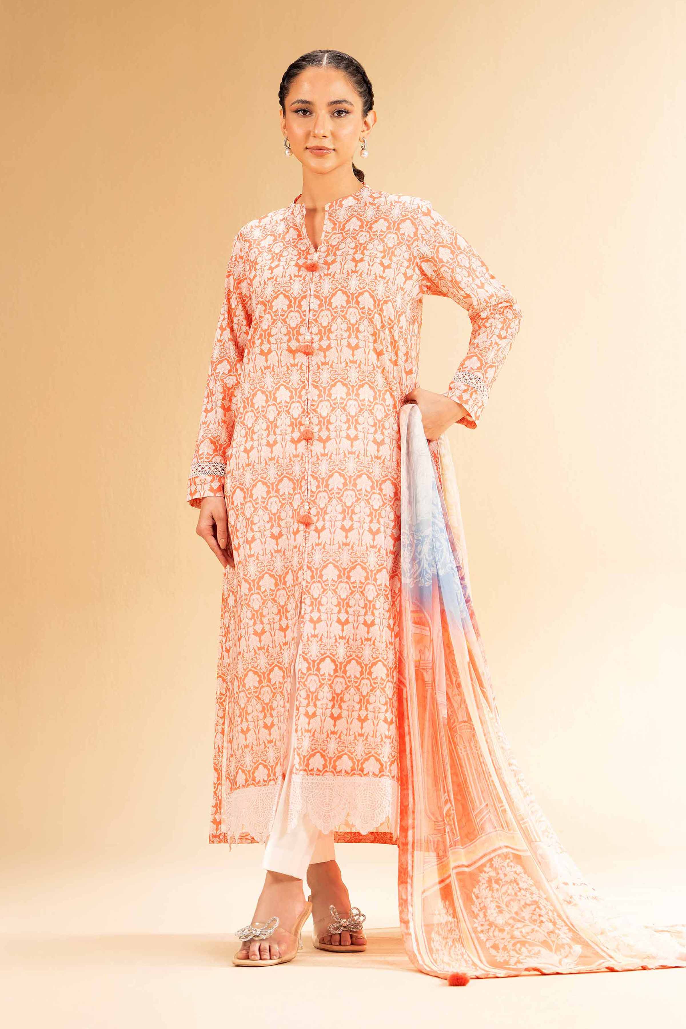 2 Piece - Printed With Laces Suit - 42501268