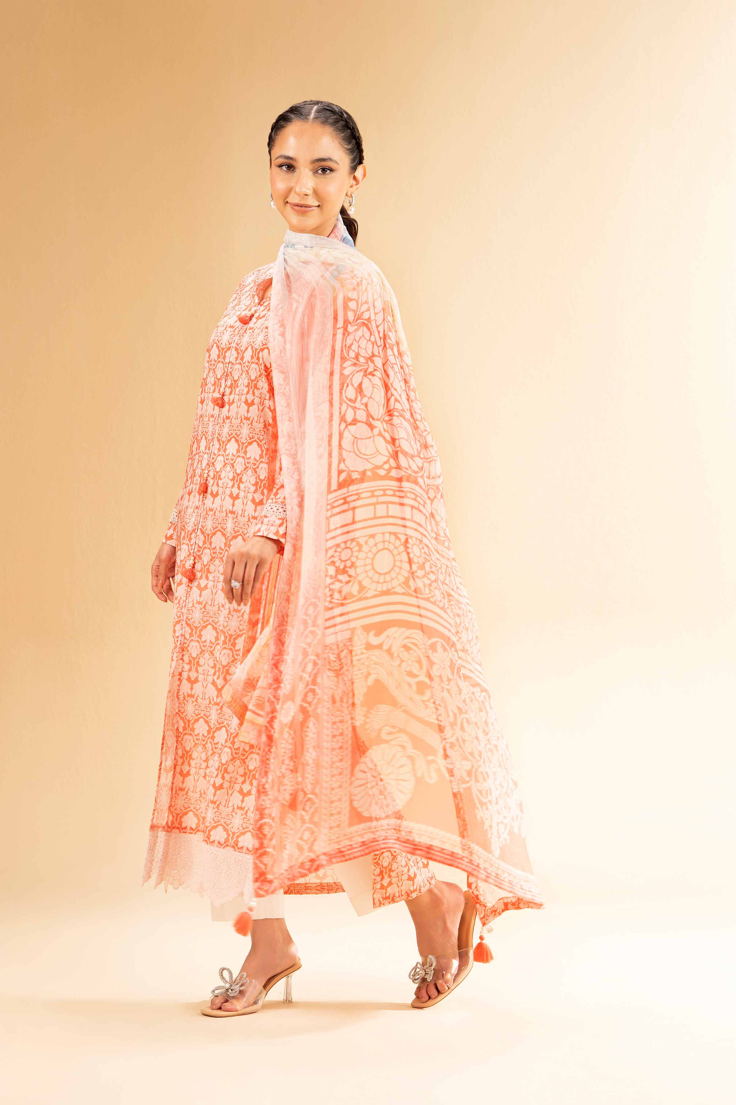 2 Piece - Printed With Laces Suit - 42501268