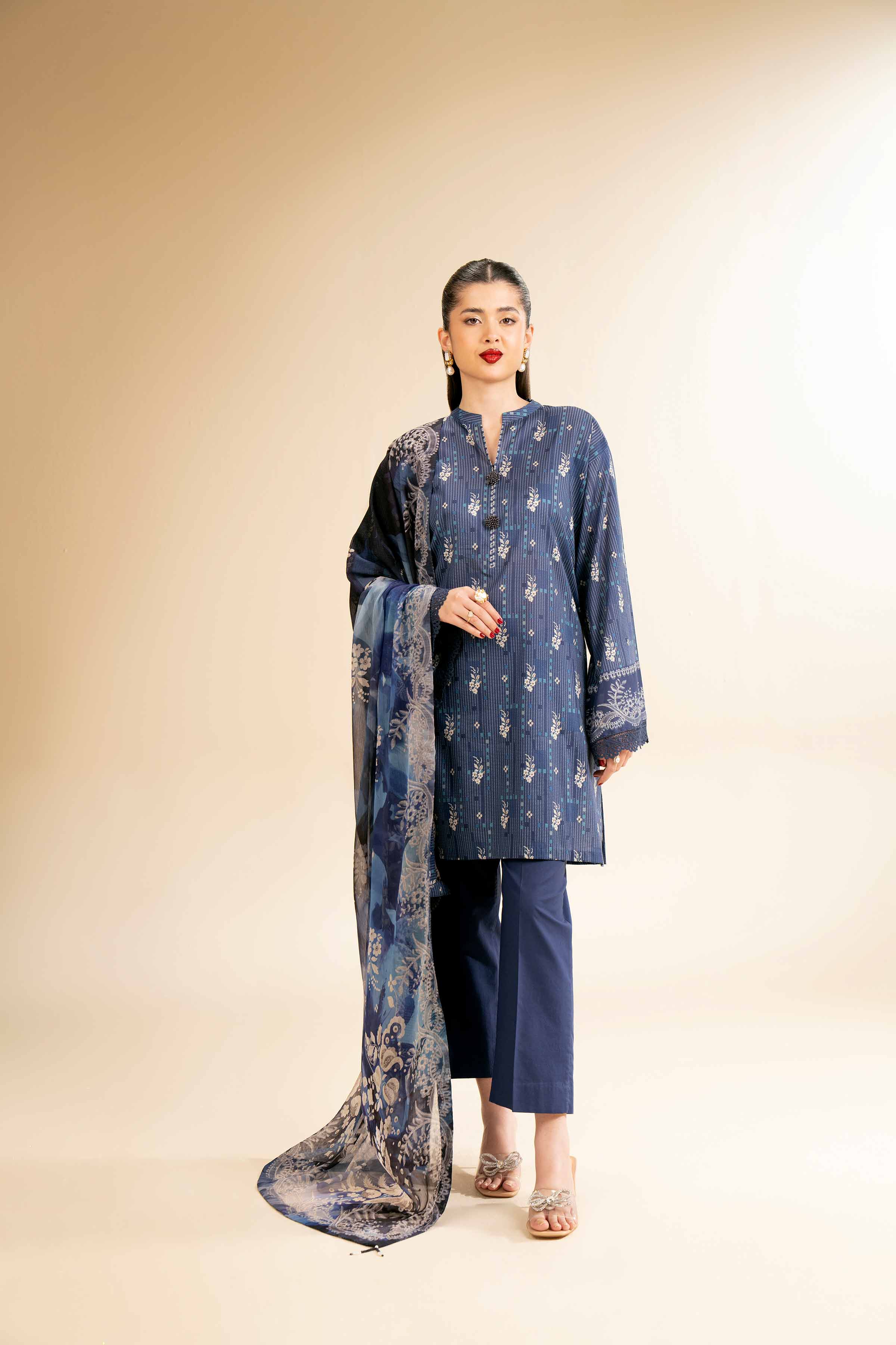 2 Piece - Printed With Laces Suit - 42501269