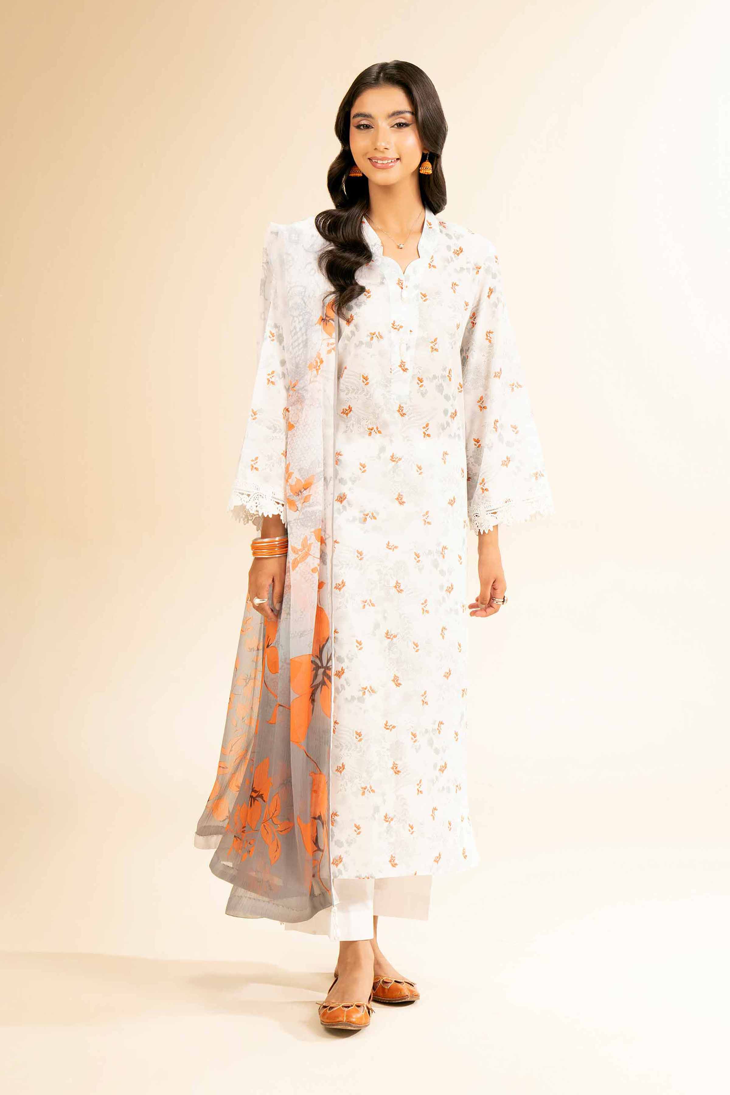 2 Piece - Printed With Laces Suit - 42501272