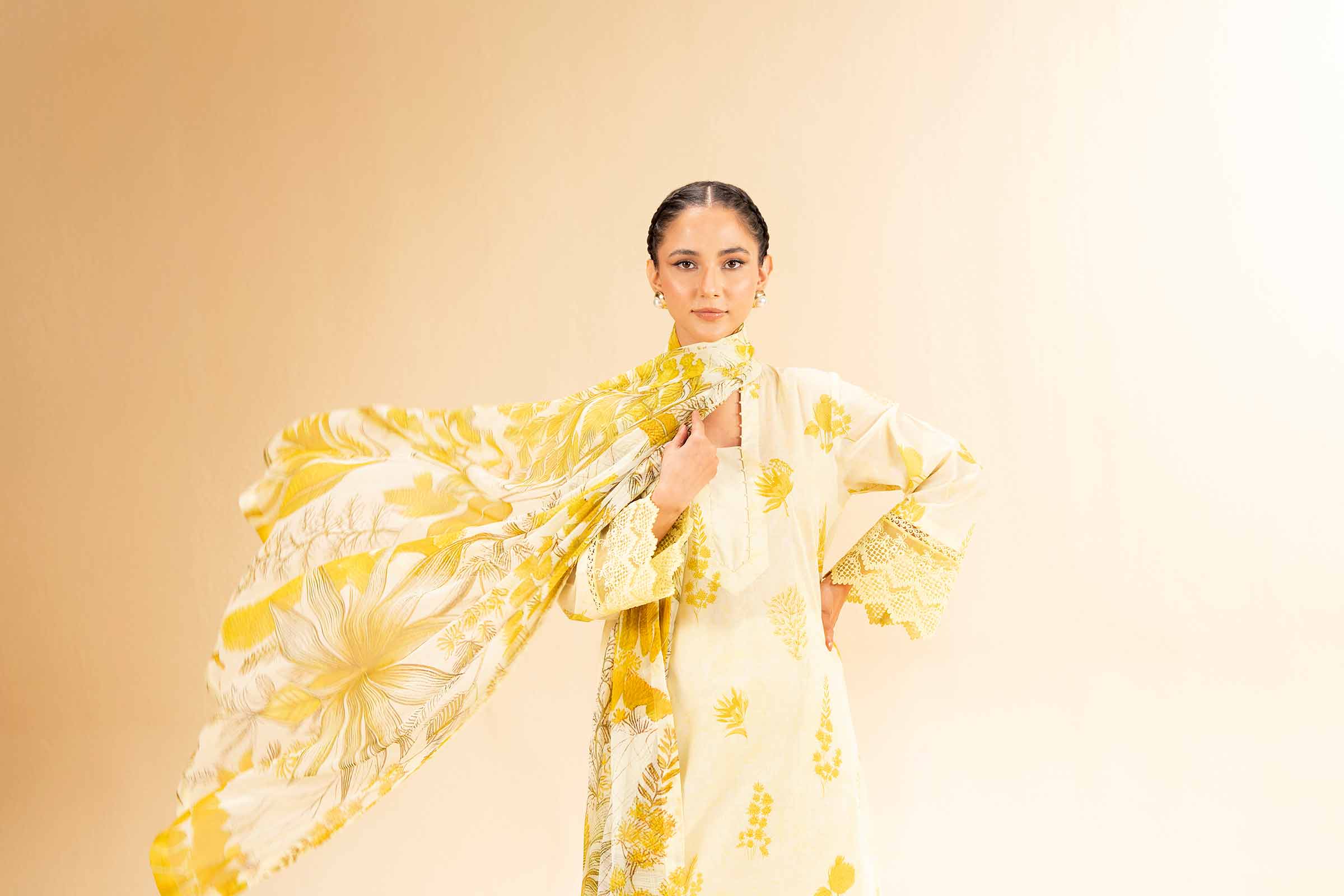 2 Piece - Printed With Laces Suit - 42501274