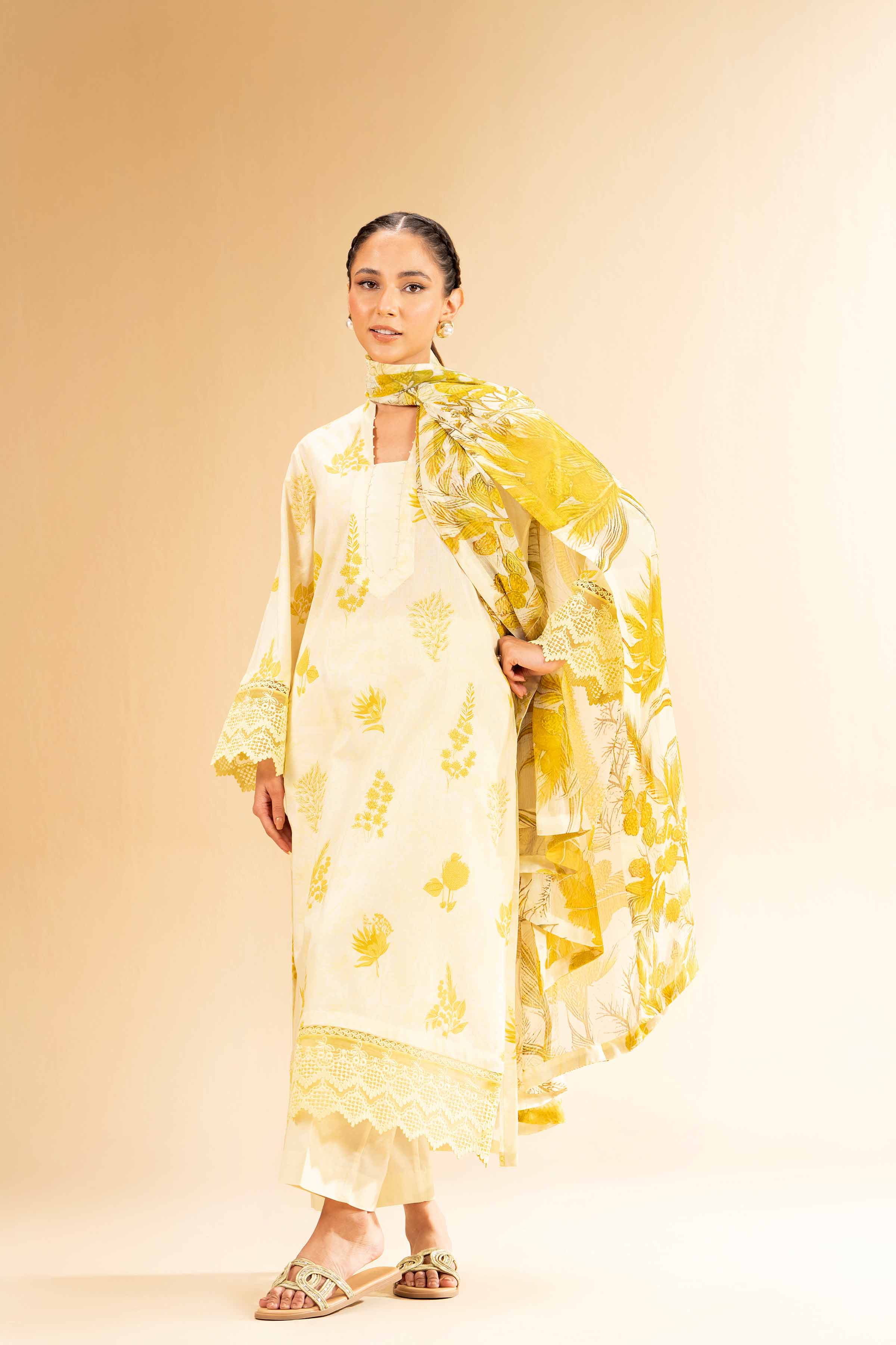 2 Piece - Printed With Laces Suit - 42501274