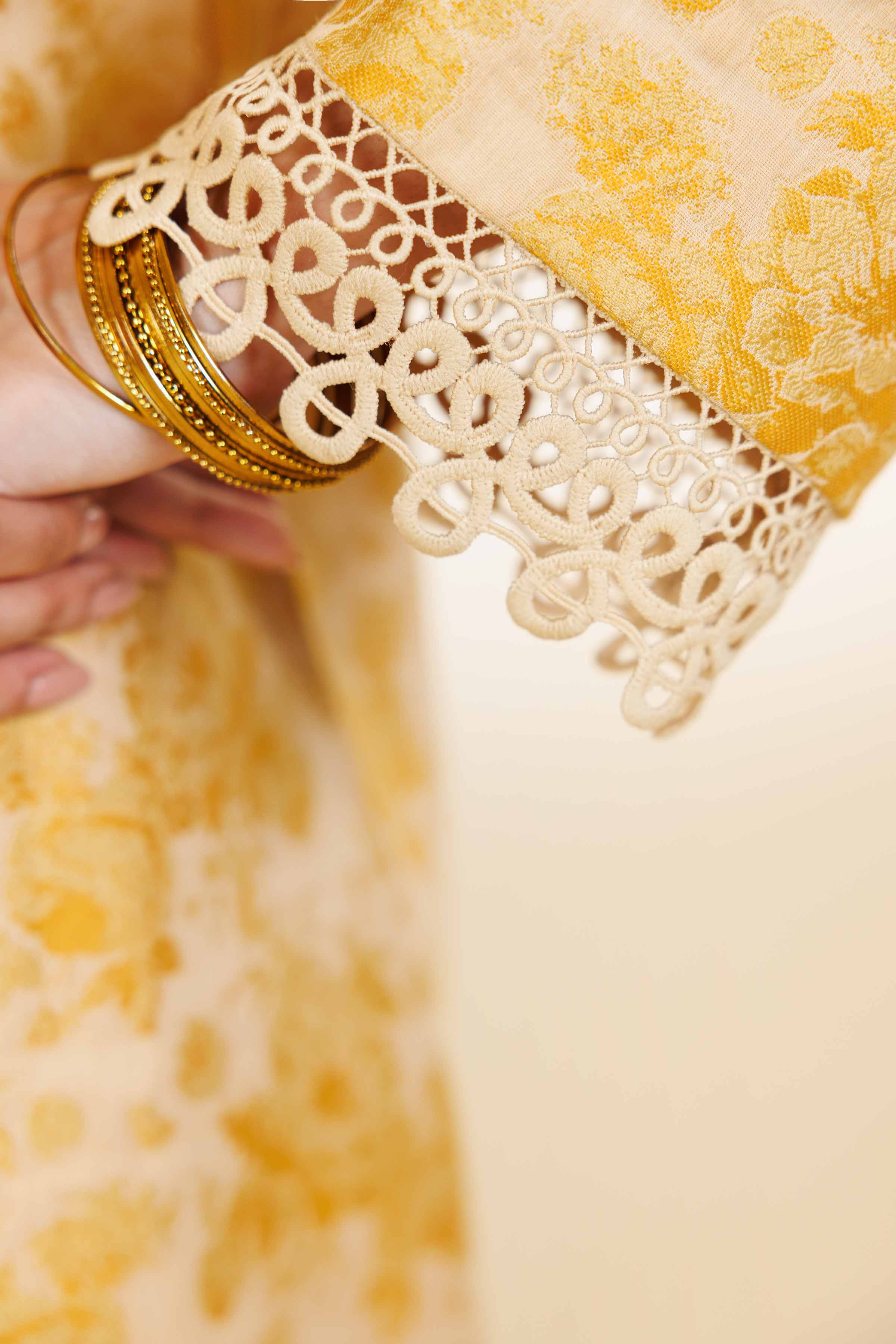 2 Piece - Jacquard Embroidered Suit - 42501286