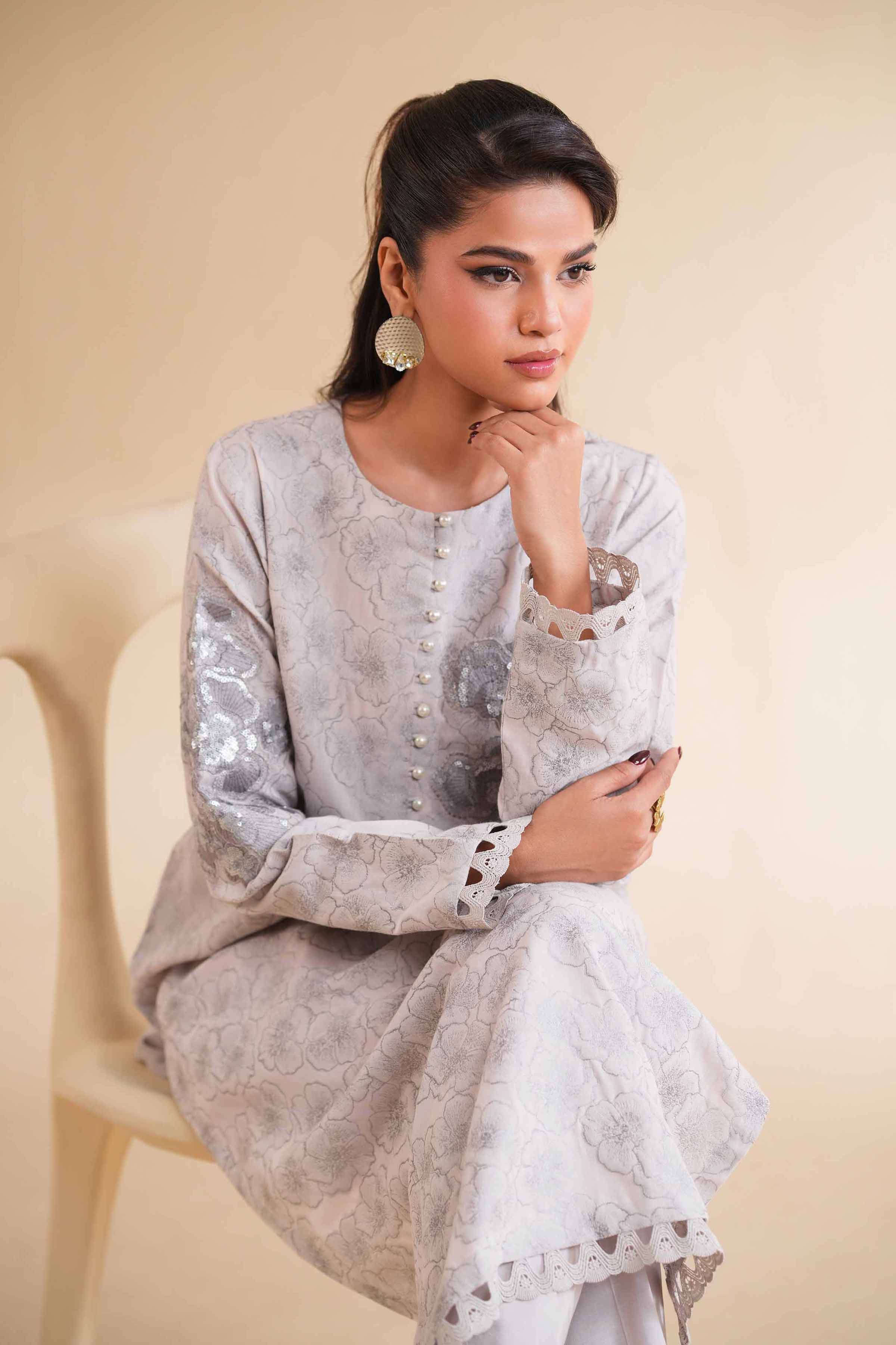 2 Piece - Jacquard Embroidered Suit - 42501288