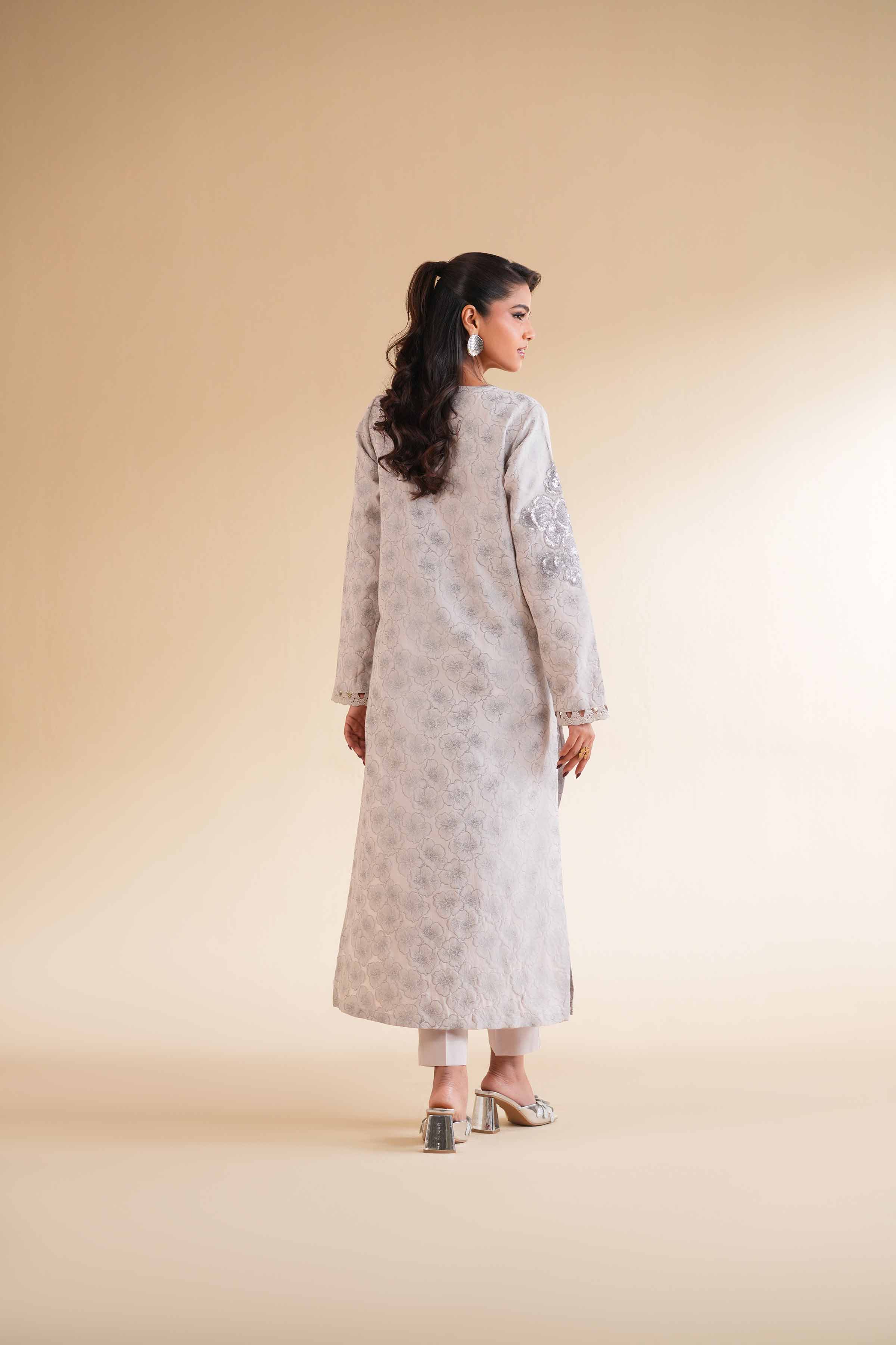 2 Piece - Jacquard Embroidered Suit - 42501288