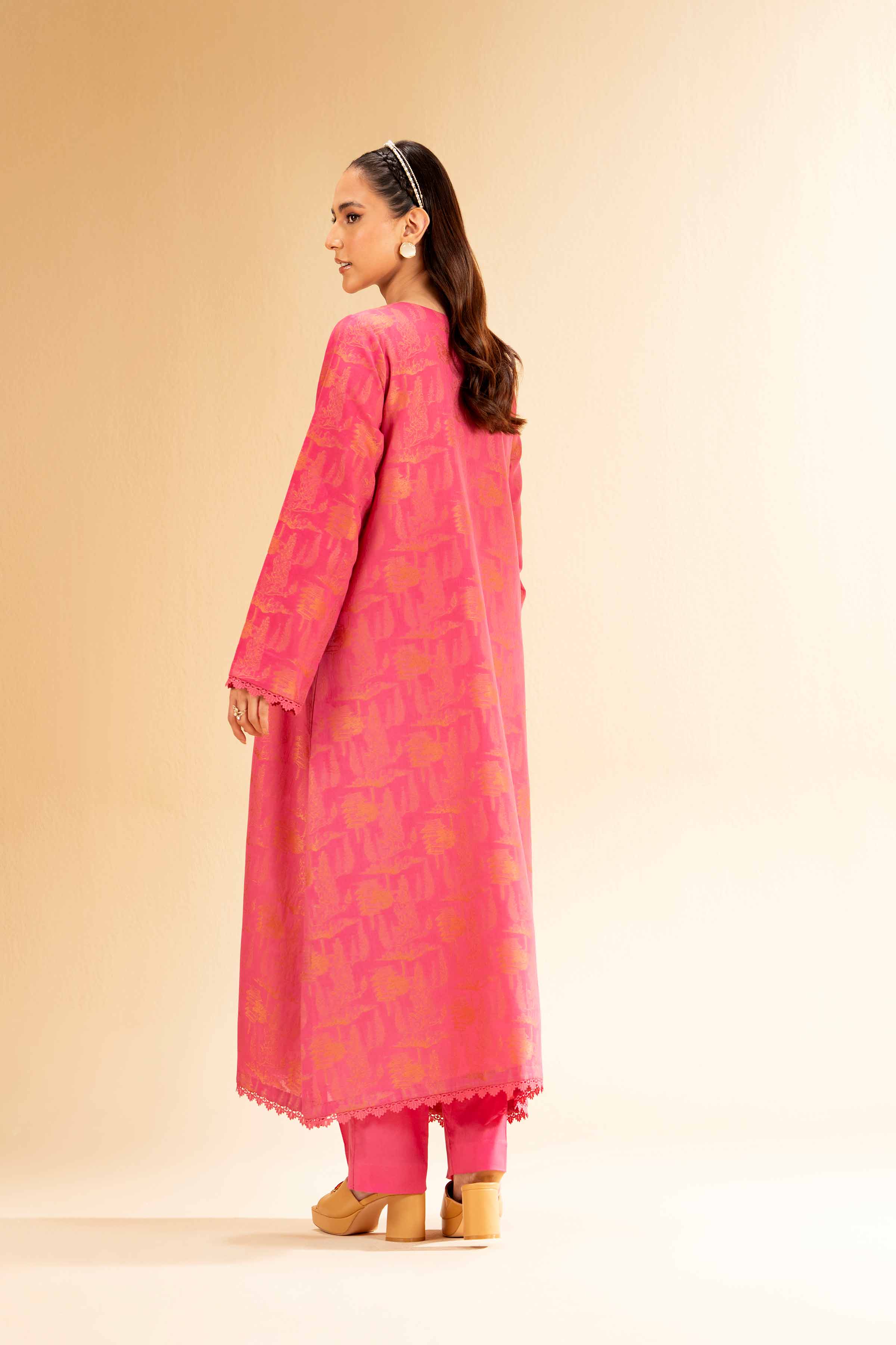 2 Piece - Jacquard Embroidered Suit - 42501290