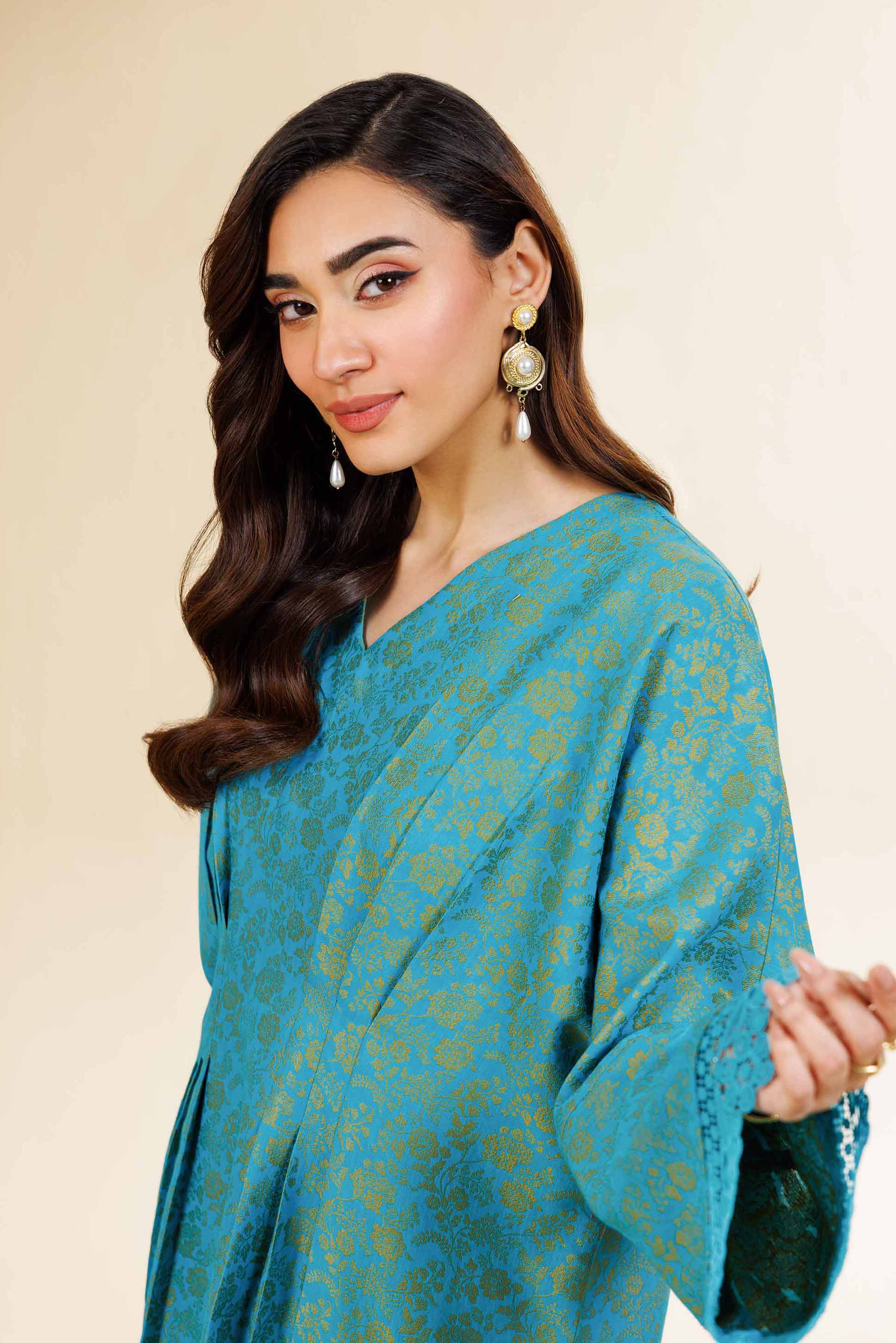 2 Piece - Jacquard Embroidered Suit - 42501291