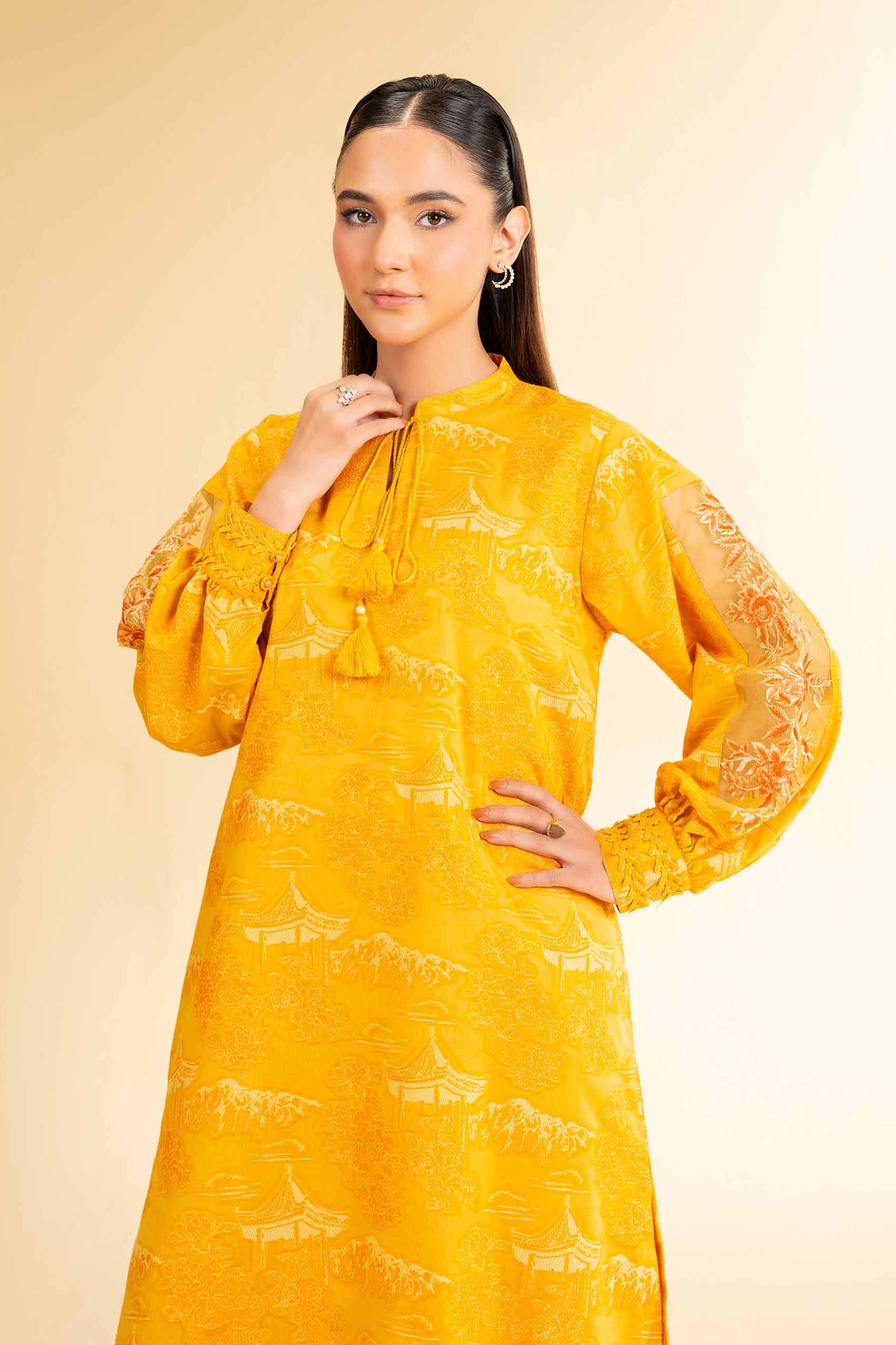 2 Piece - Jacquard Embroidered Suit - 42501292