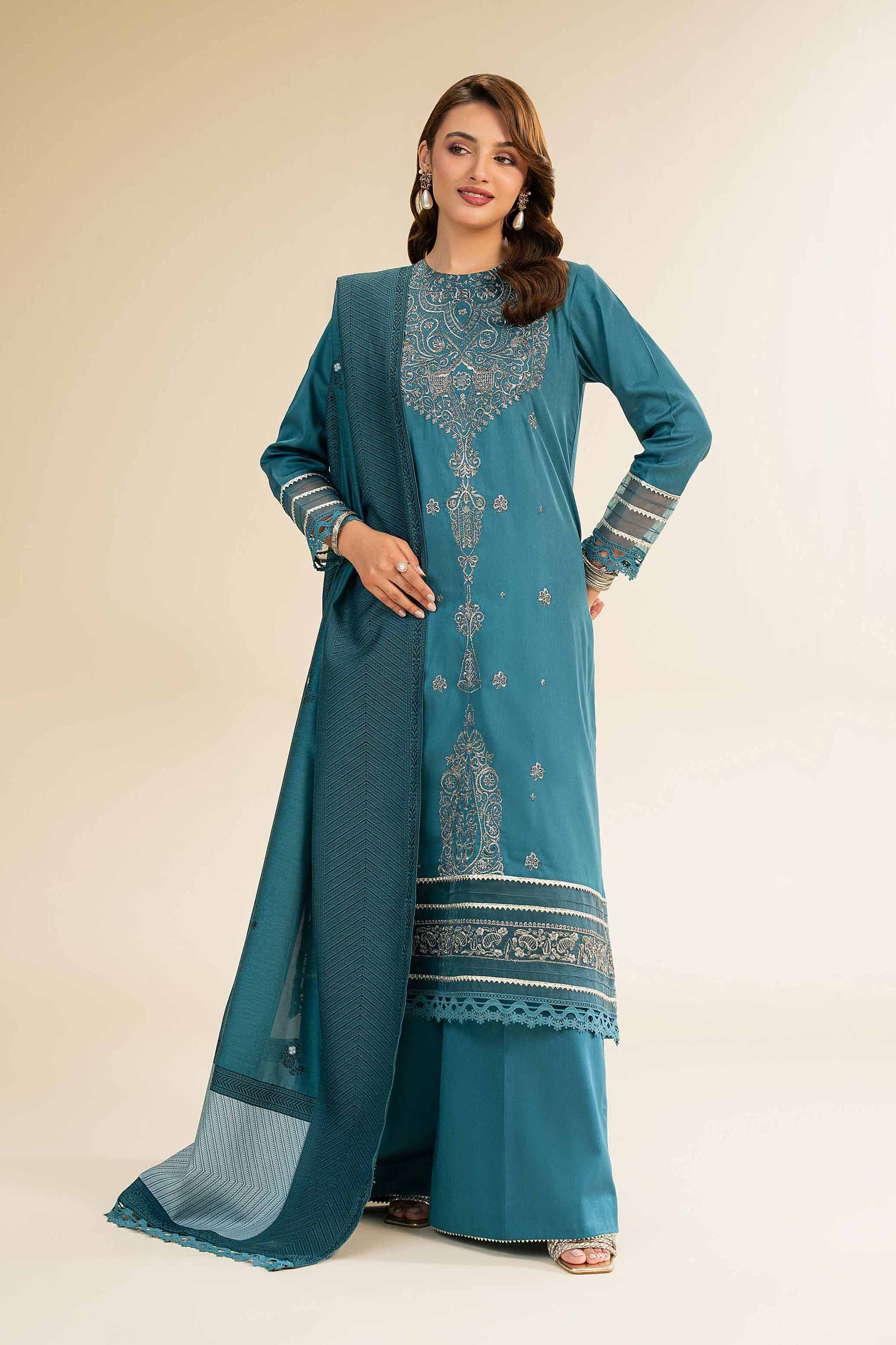 3 Piece - Embroidered Suit - 42501388