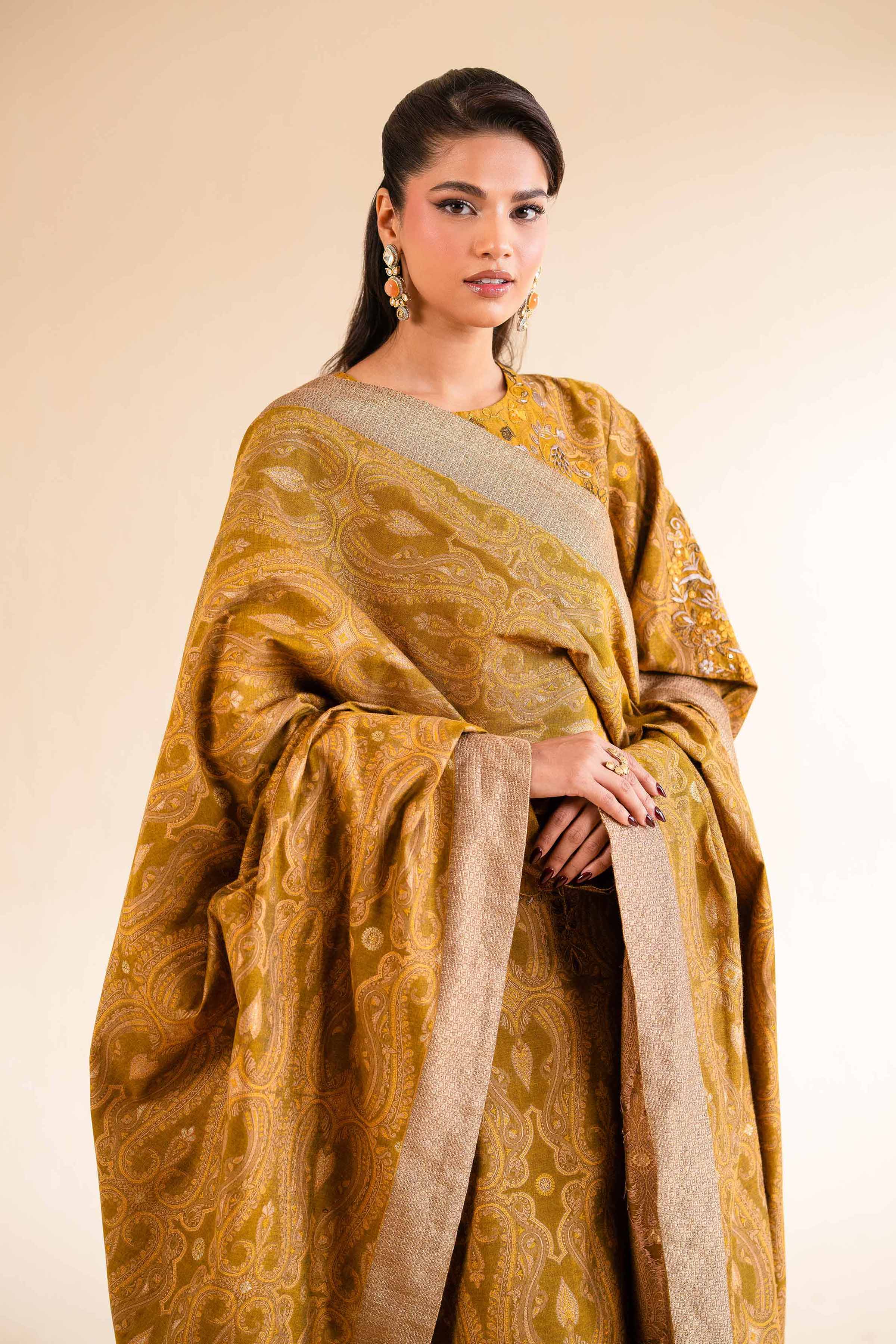 3 Piece - Jacquard Embroidered Suit - 42501401