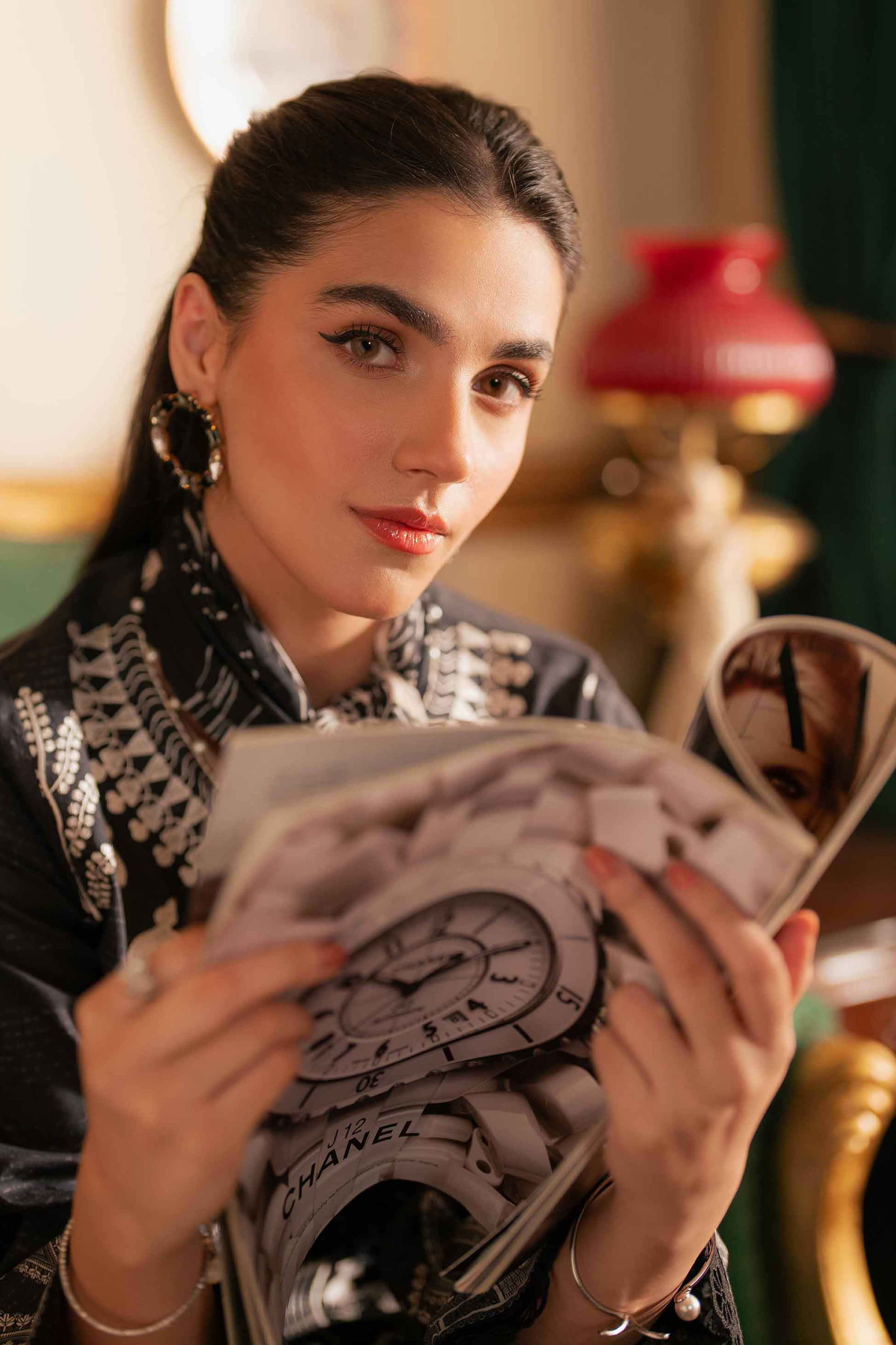 3 Piece - Digital Printed Embroidered Suit - 42501435