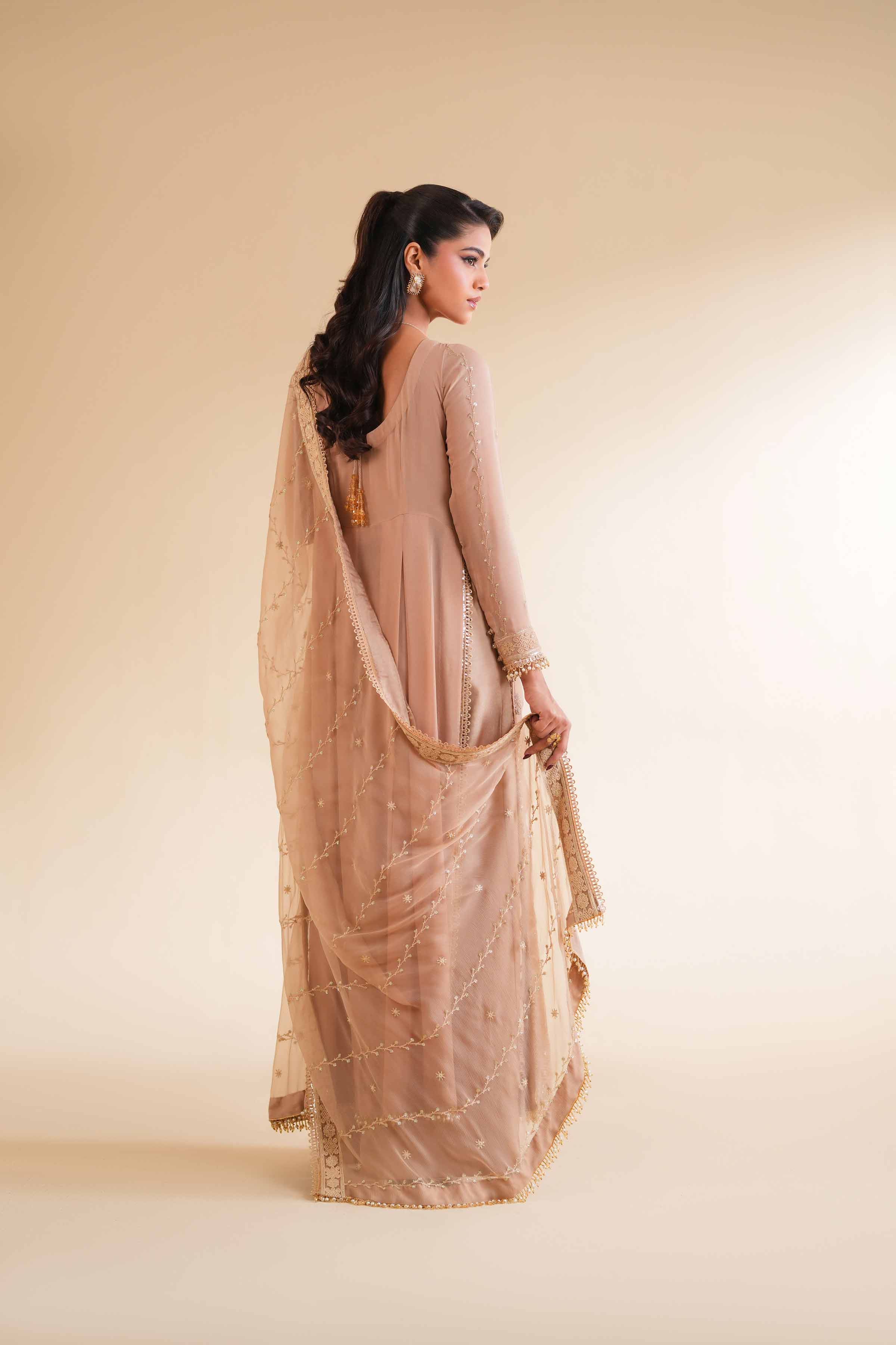 3 Piece - Dyed Embroidered Suit - 42501513