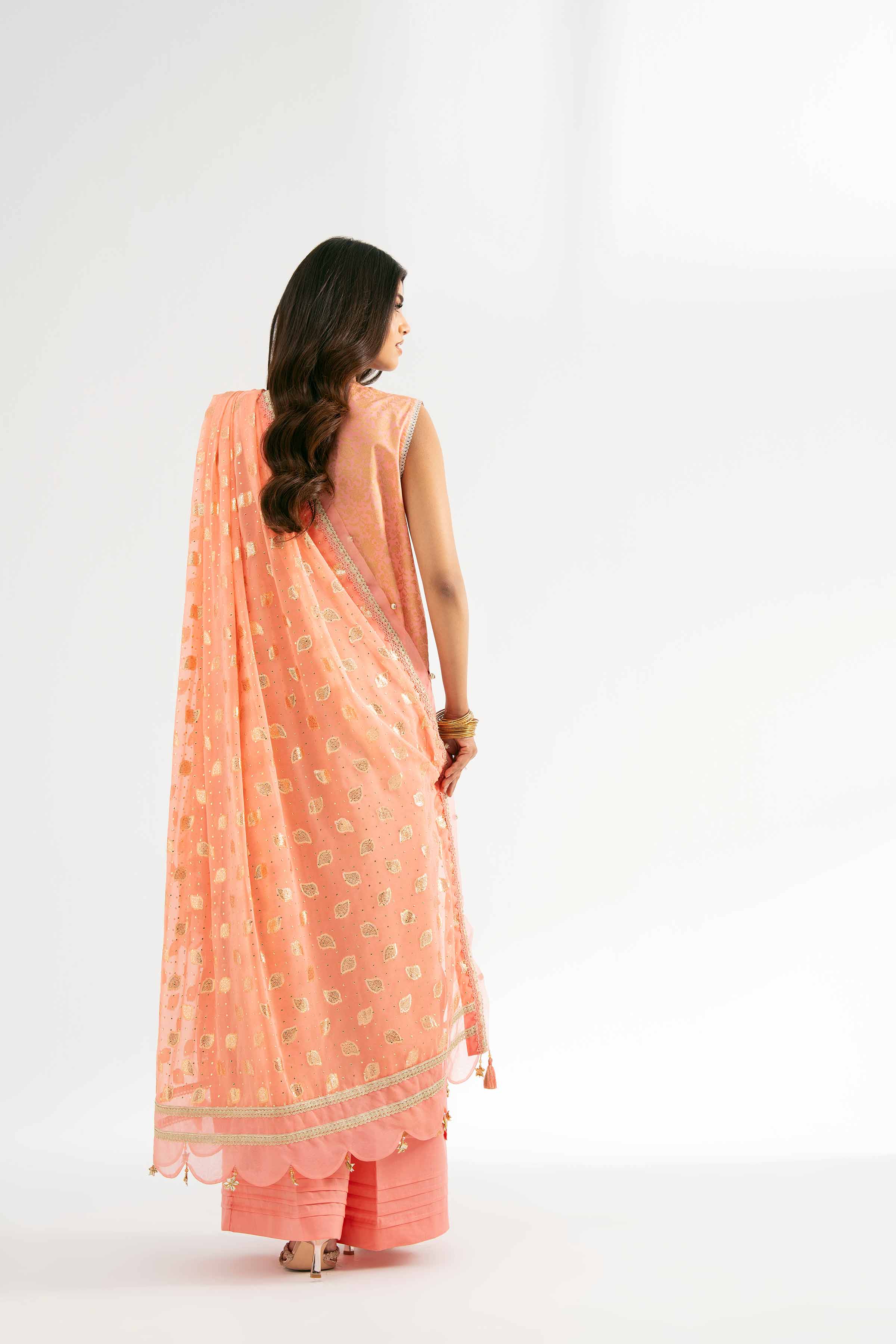 3 Piece - Digital Printed Embroidered Suit - 42501859