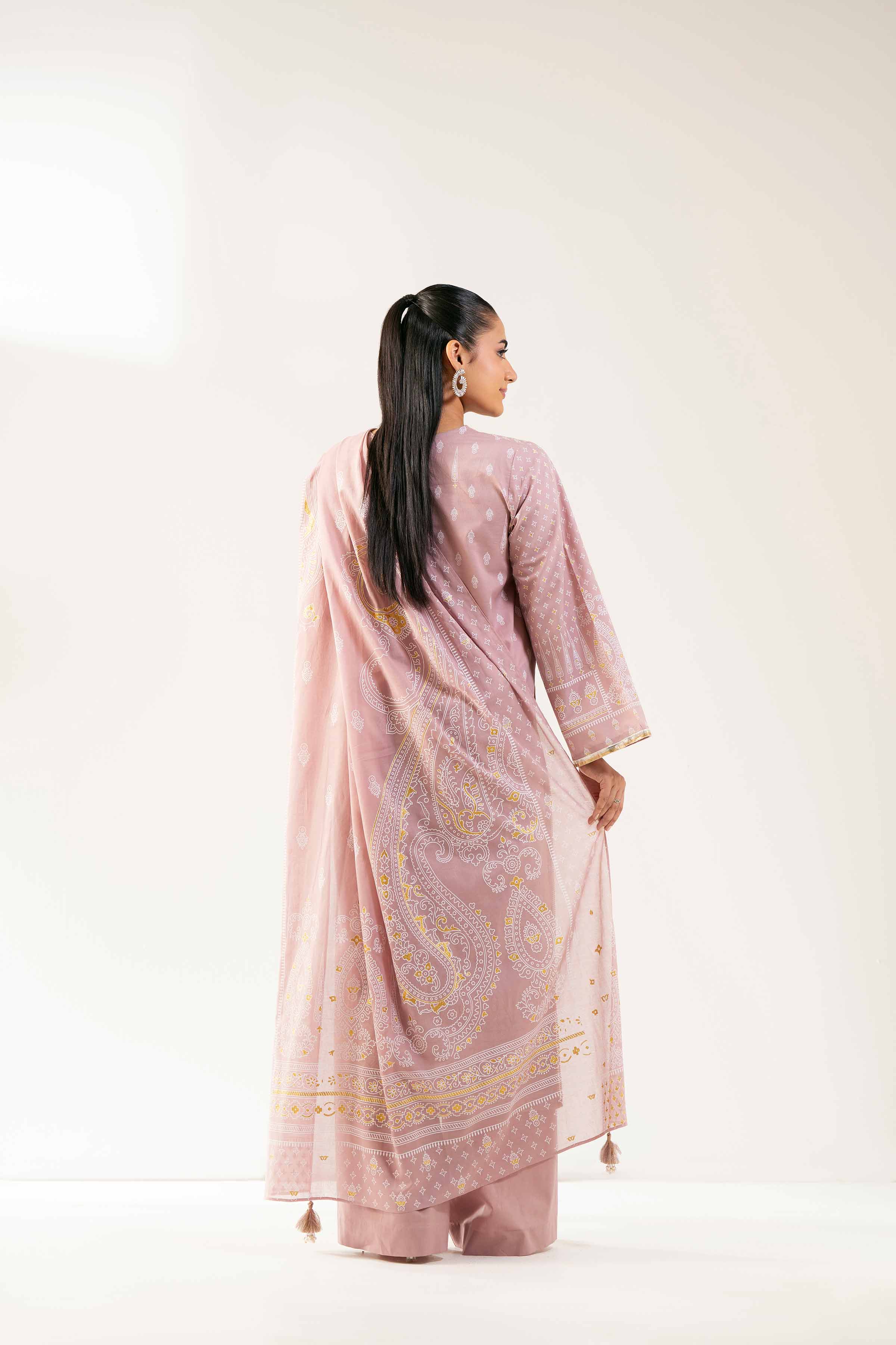 3 Piece - Foil Printed Suit - 42501899
