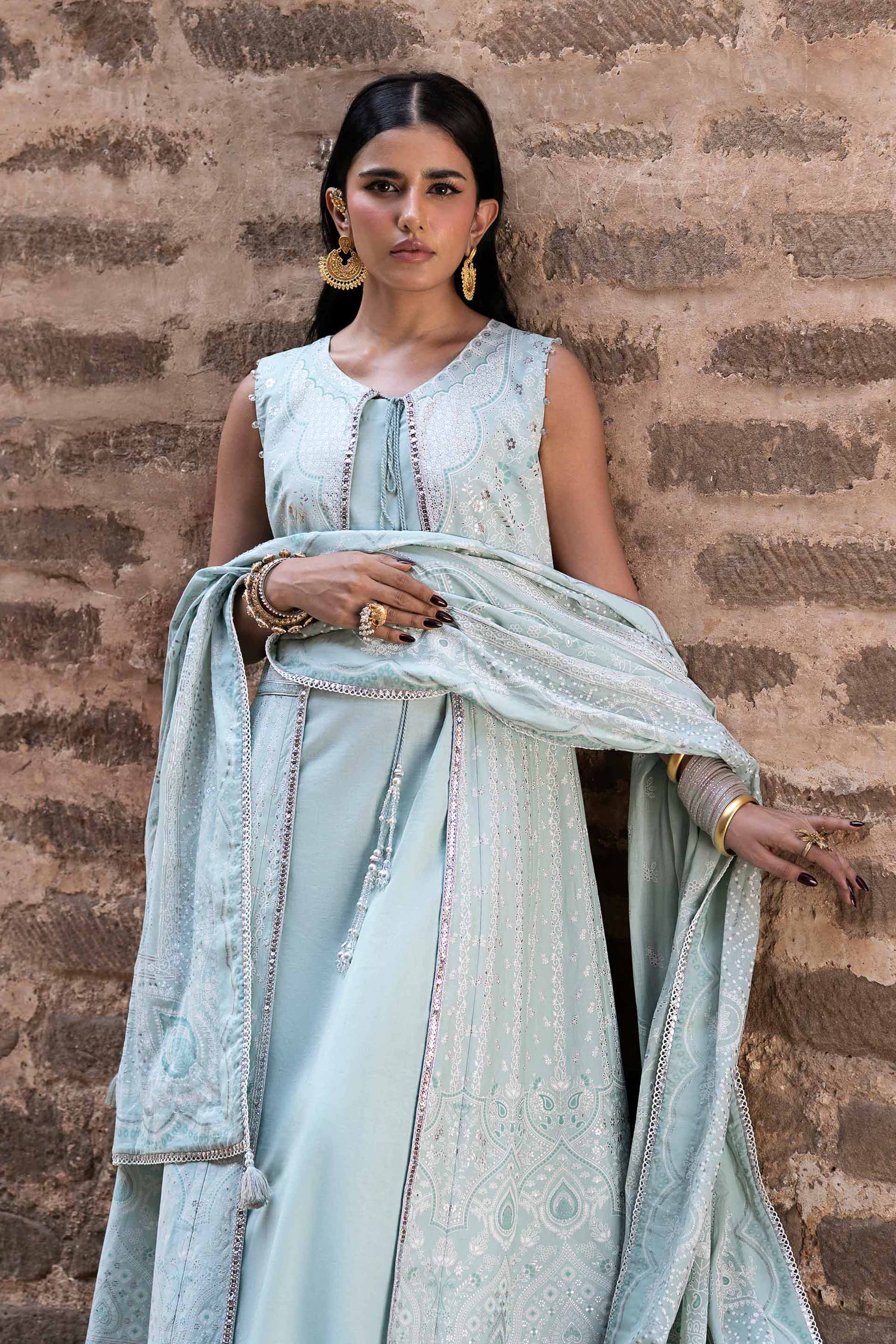 3 Piece - Foil Printed Suit - 42501901