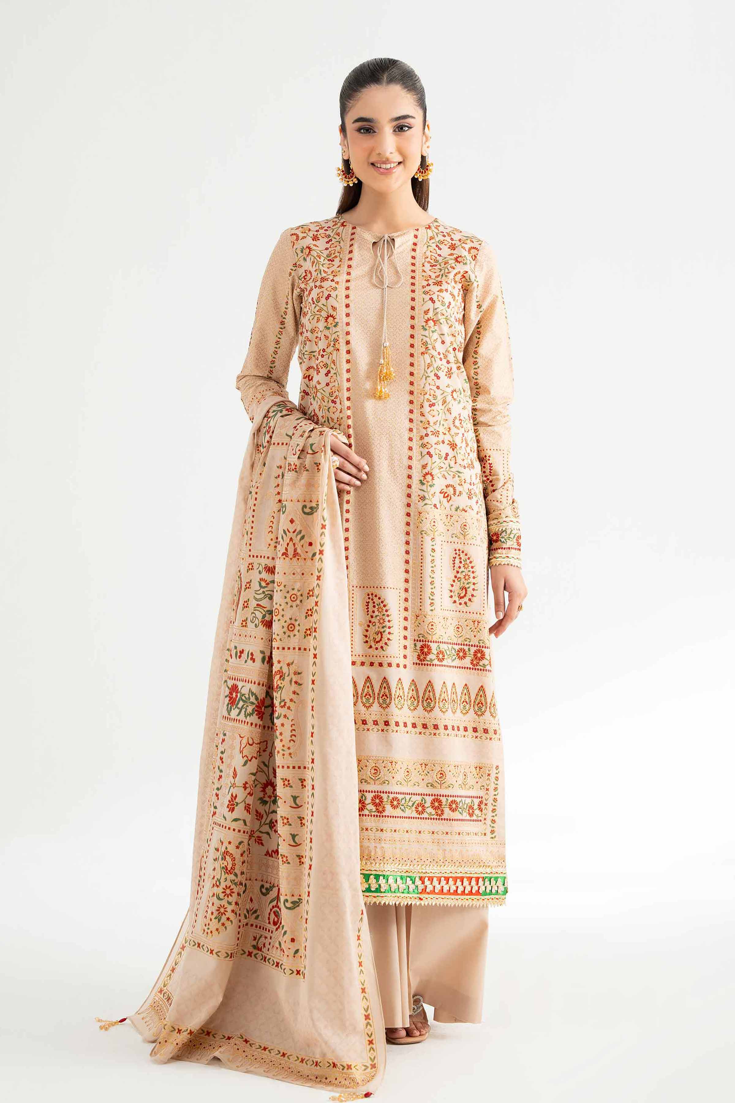 3 Piece - Foil Printed Suit - 42501902