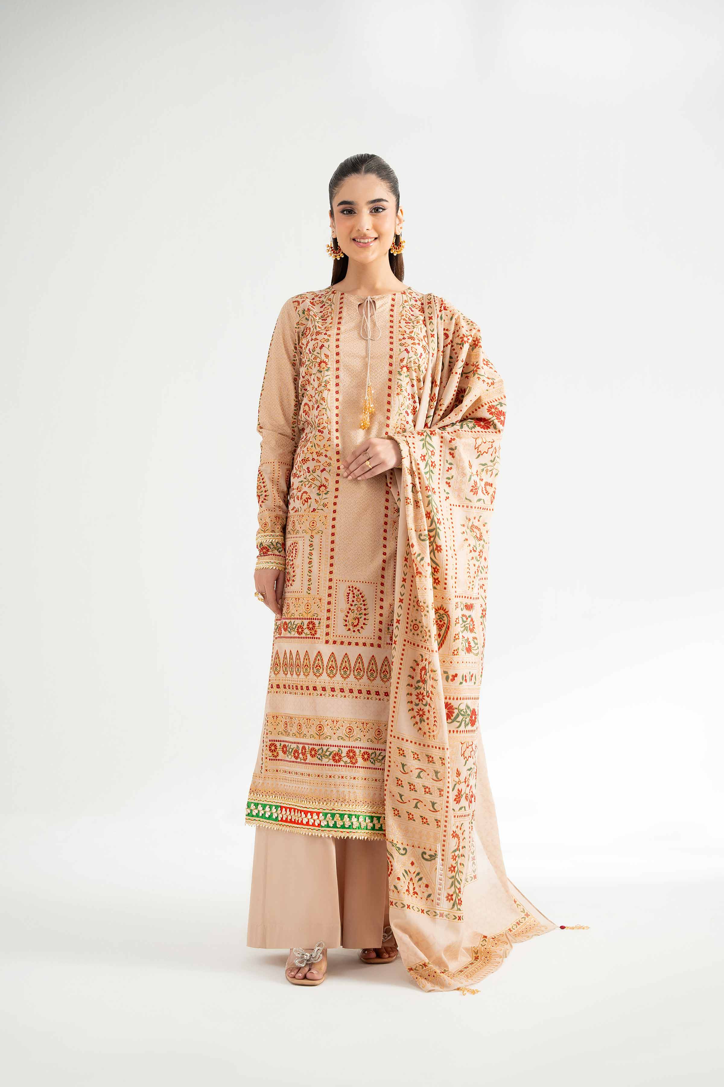 3 Piece - Foil Printed Suit - 42501902
