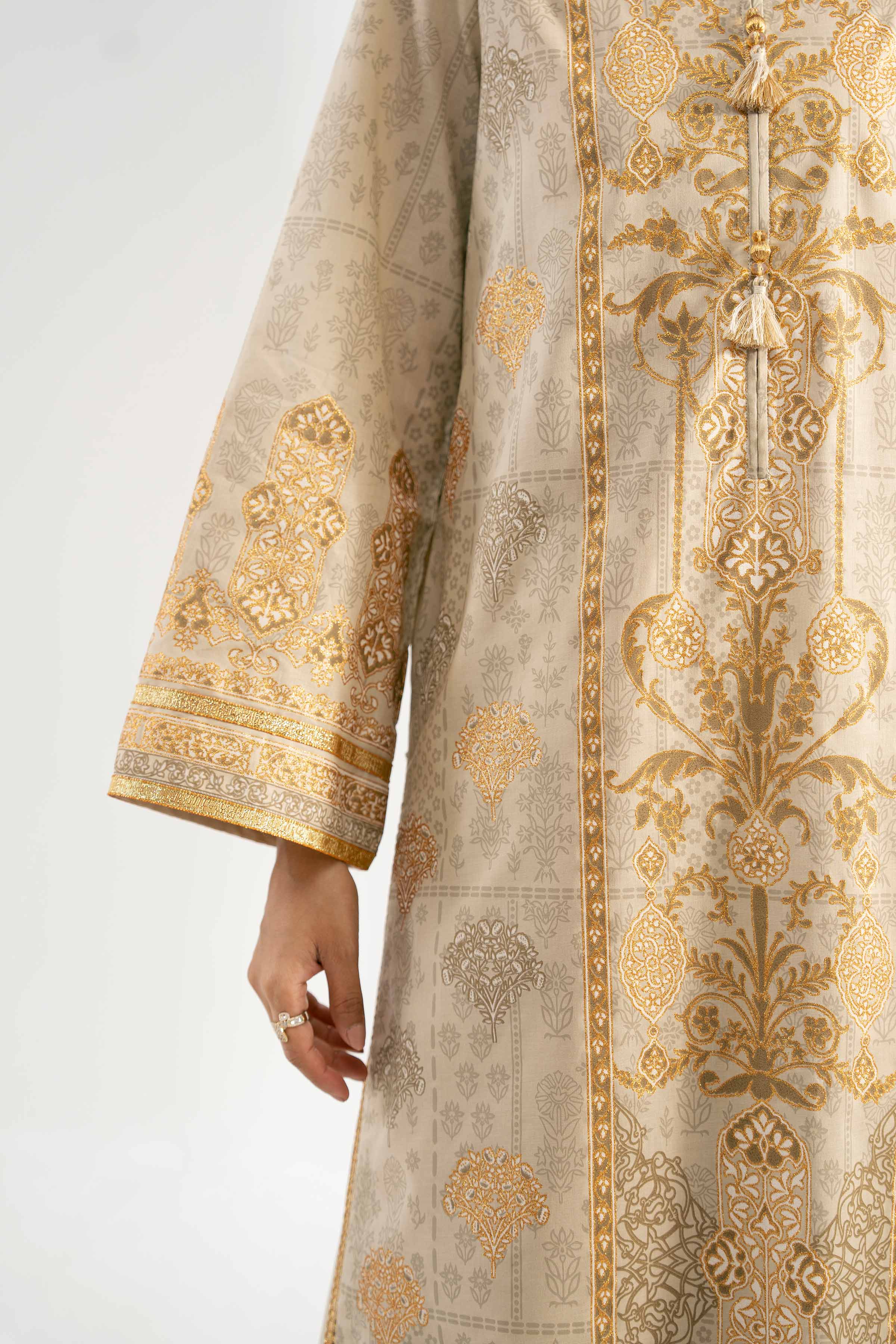 3 Piece - Foil Printed Suit - 42501907