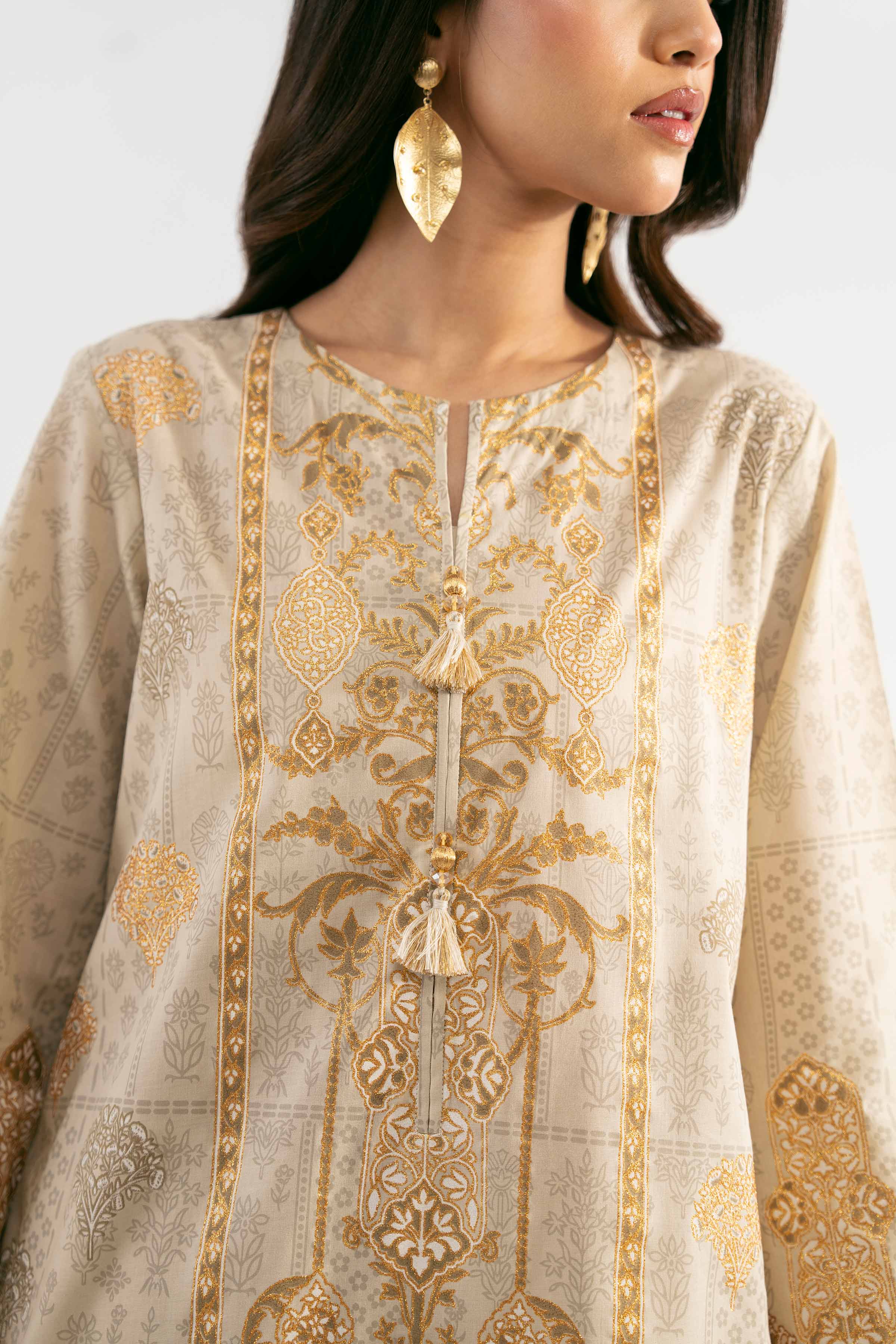 3 Piece - Foil Printed Suit - 42501907