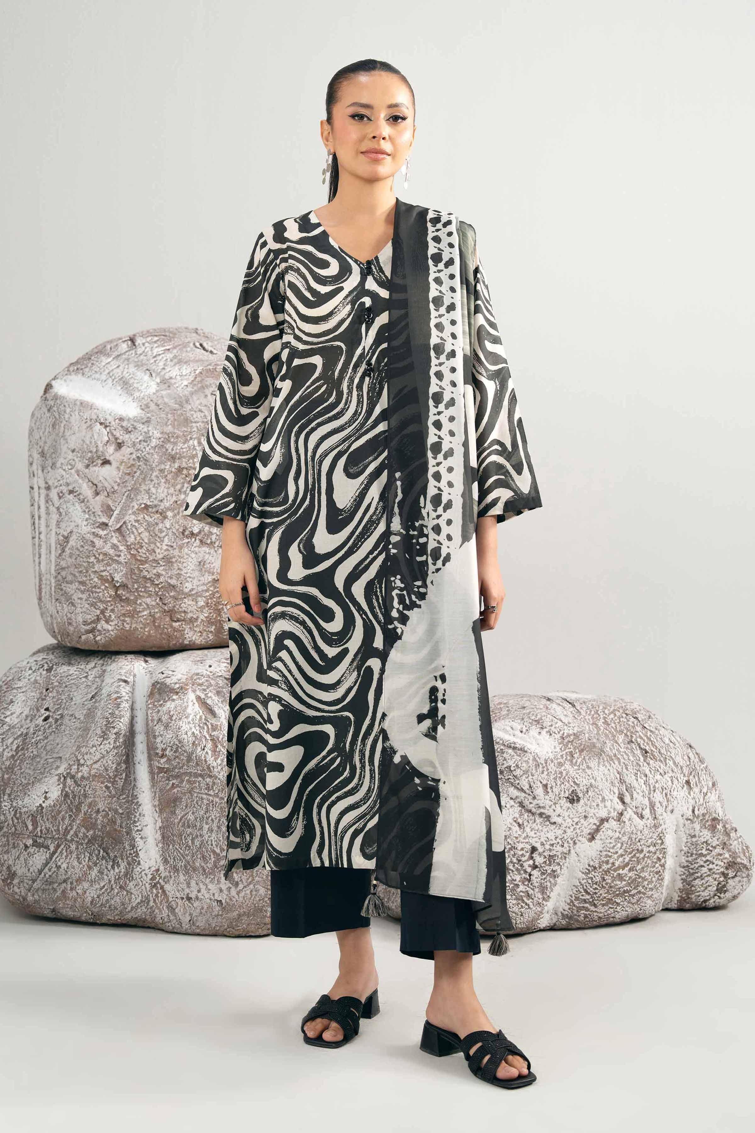 2 Piece - Digital Printed Suit - 42502004