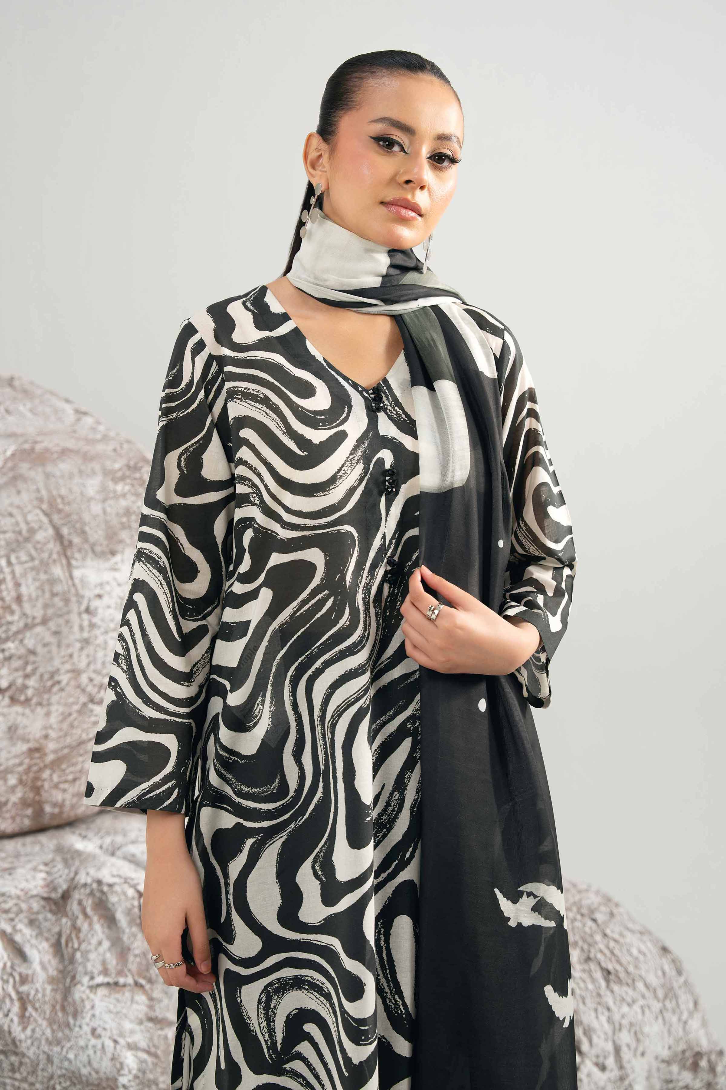 2 Piece - Digital Printed Suit - 42502004