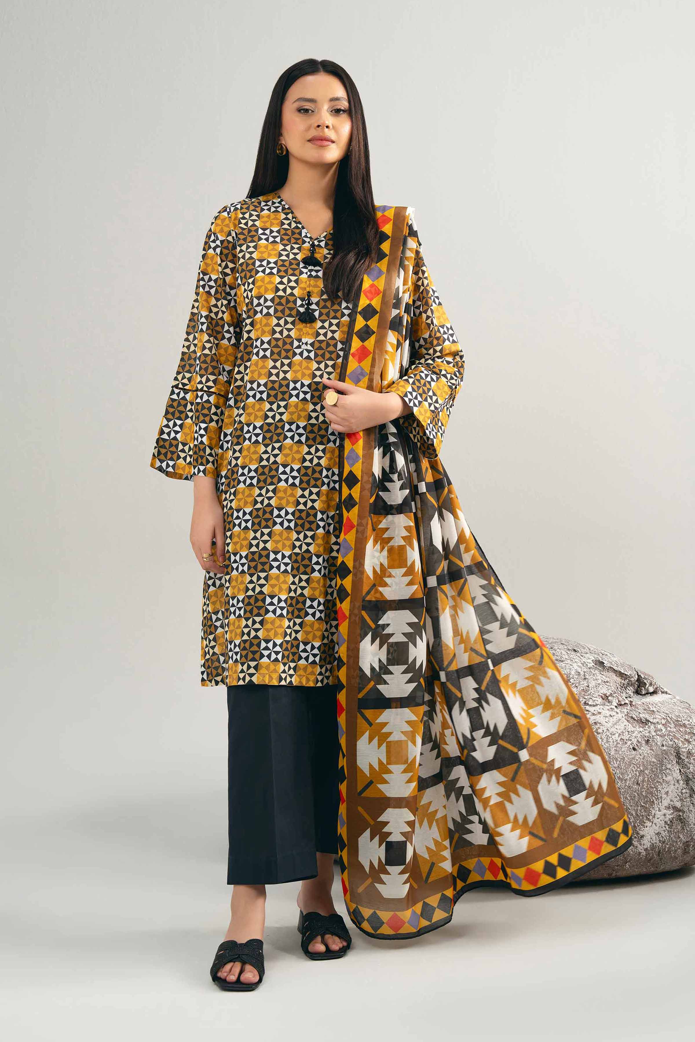 2 Piece - Digital Printed Suit - 42502008