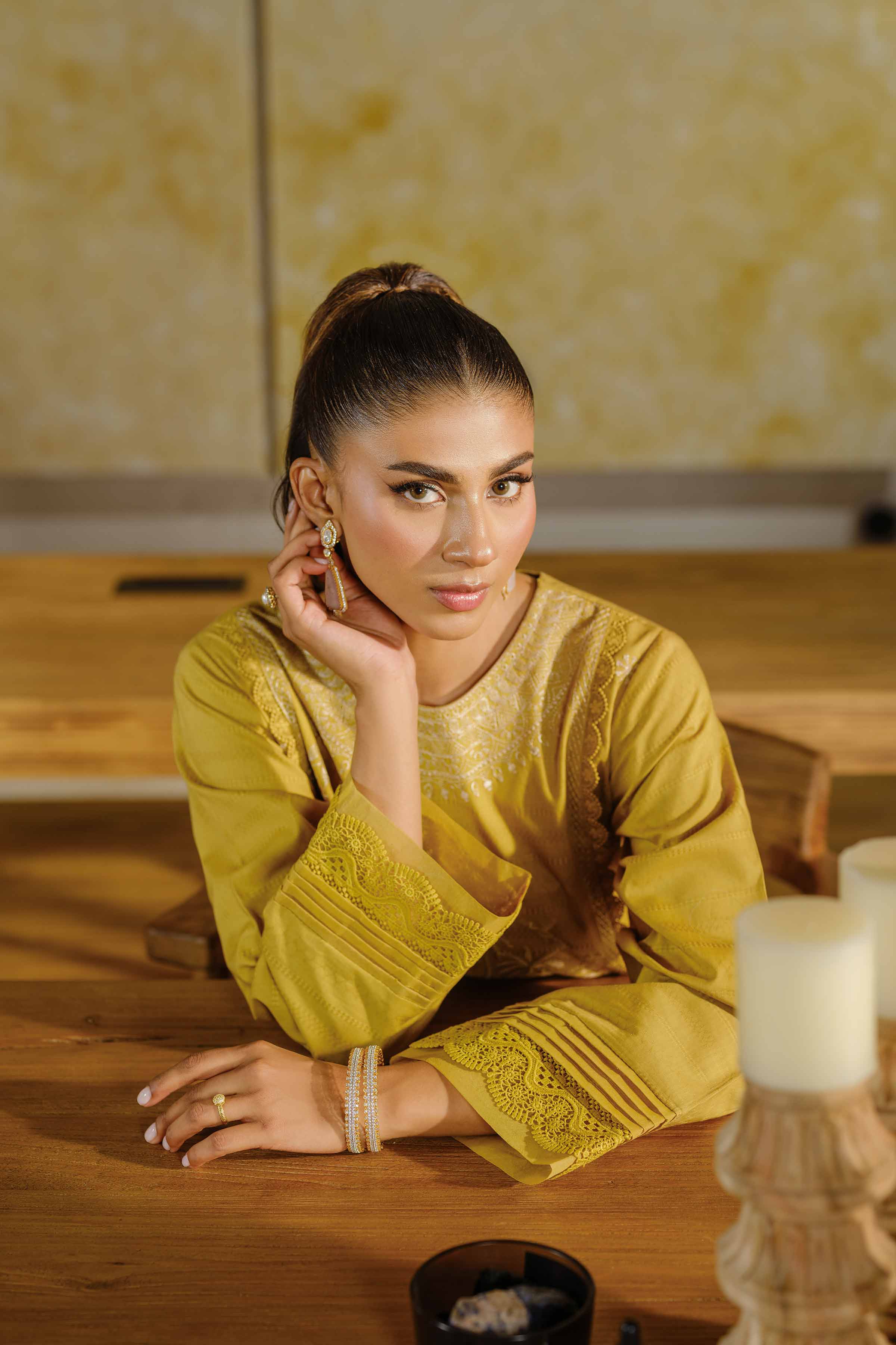 2 Piece - Dyed Embroidered Suit - 42502056