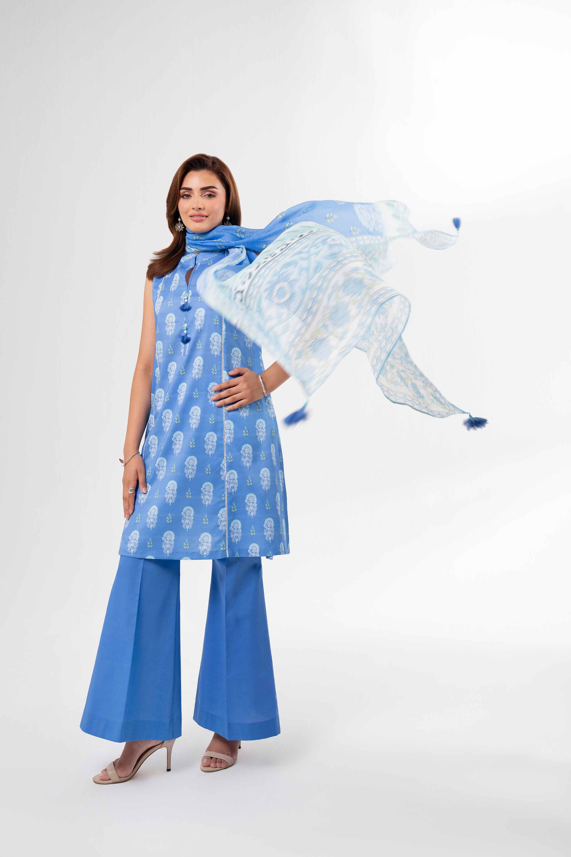 3 Piece - Digital Printed Suit - 42502150