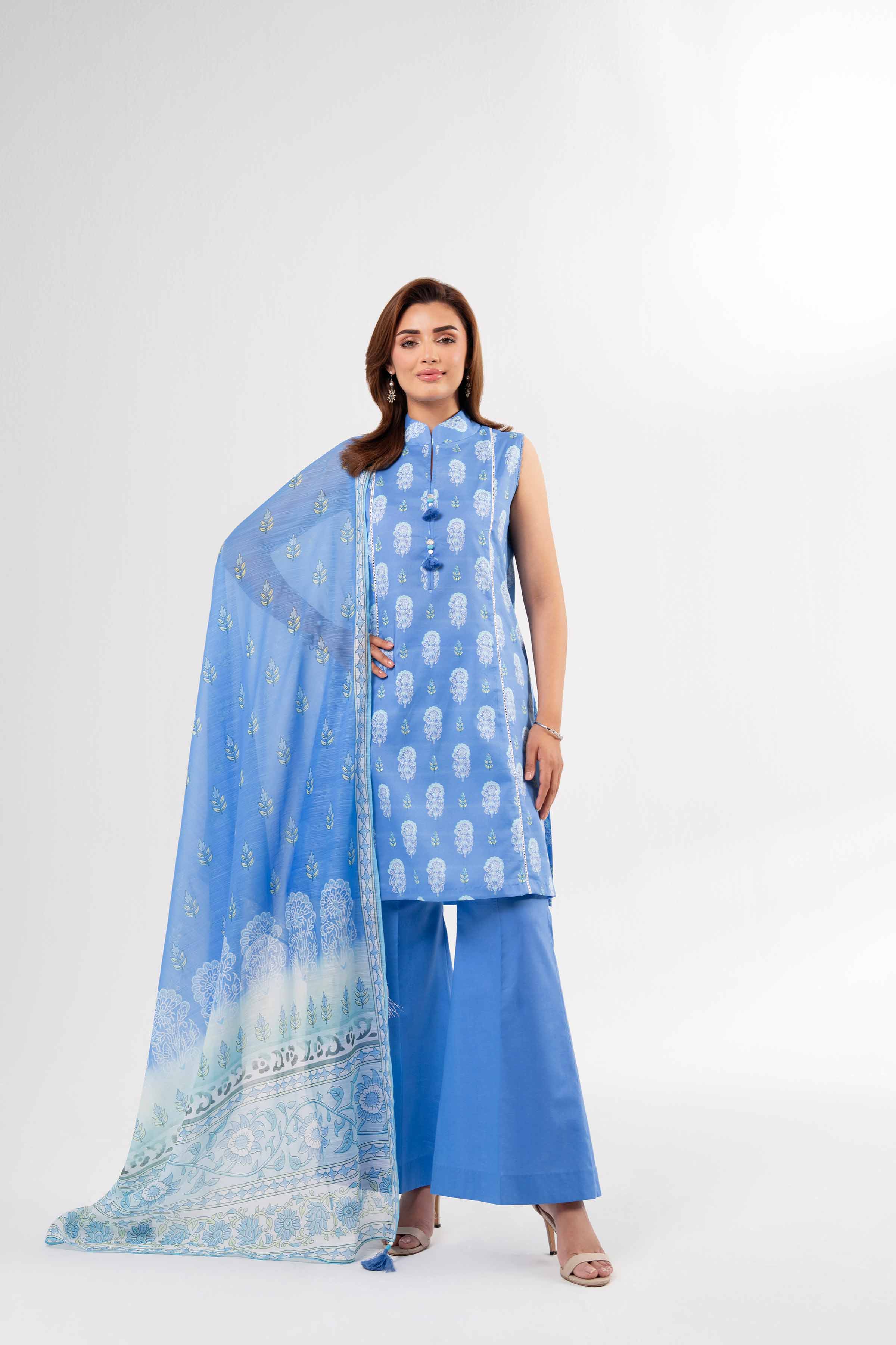 3 Piece - Digital Printed Suit - 42502150