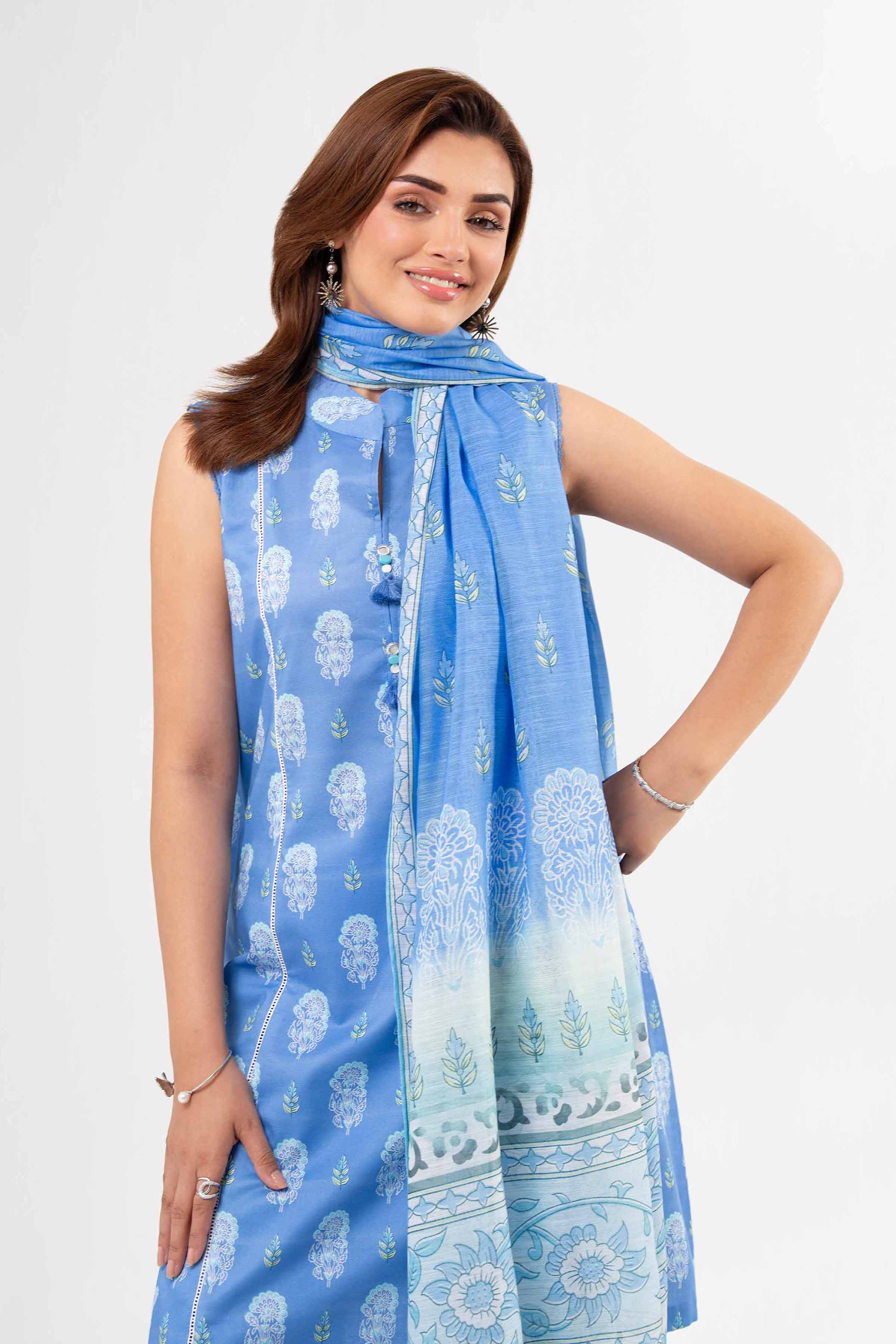 3 Piece - Digital Printed Suit - 42502150
