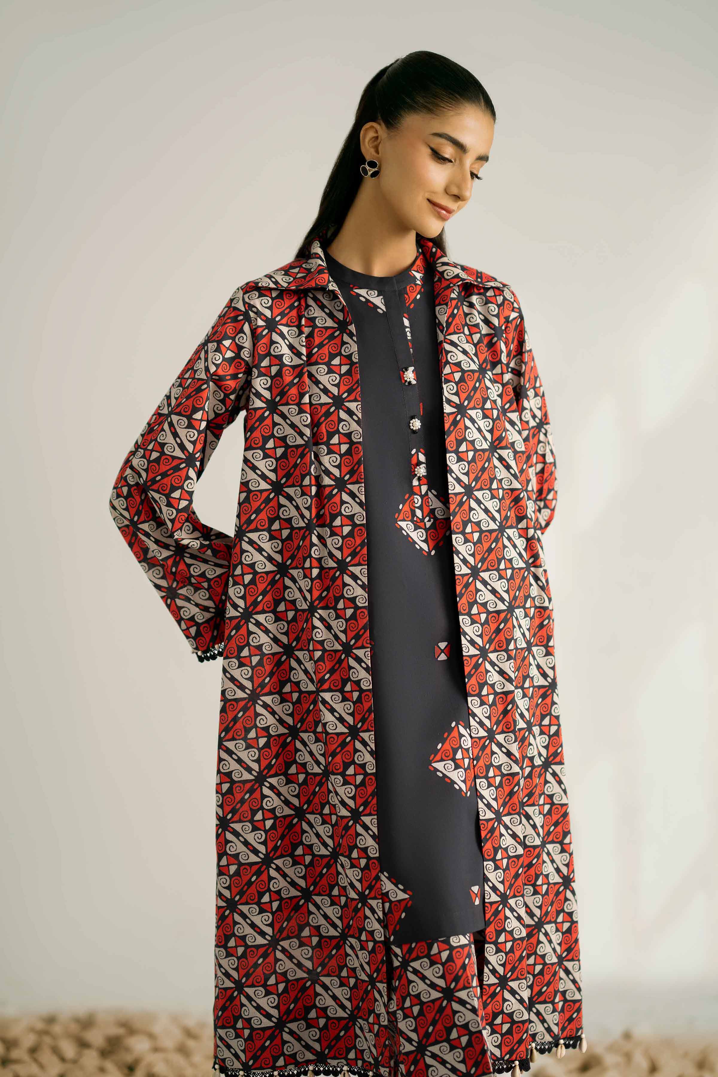 NISHATUAE - Multi Printed Cambric 2-piece Unstitched Dress