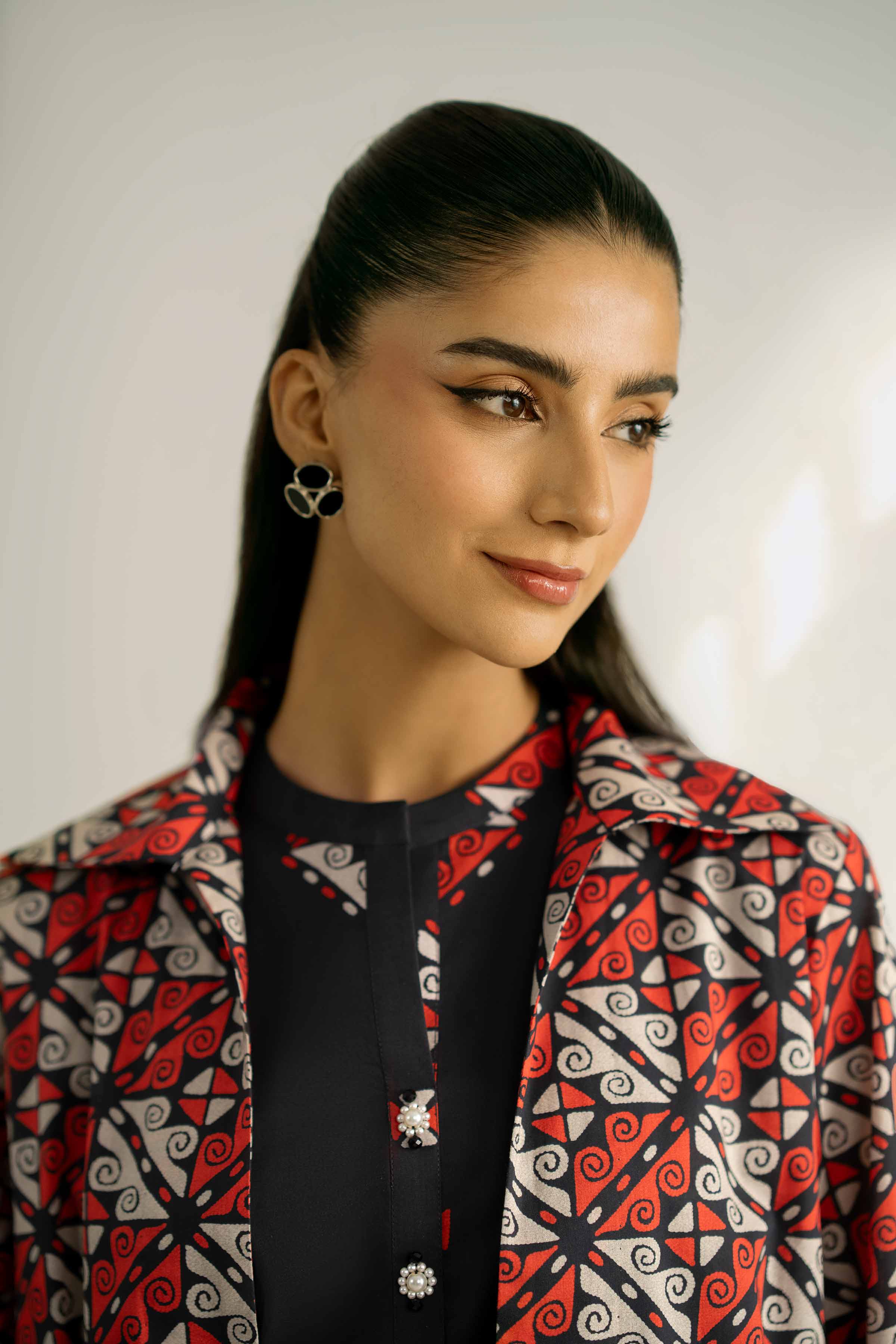 NISHATUAE - Multi Printed Cambric 2-piece Unstitched Dress