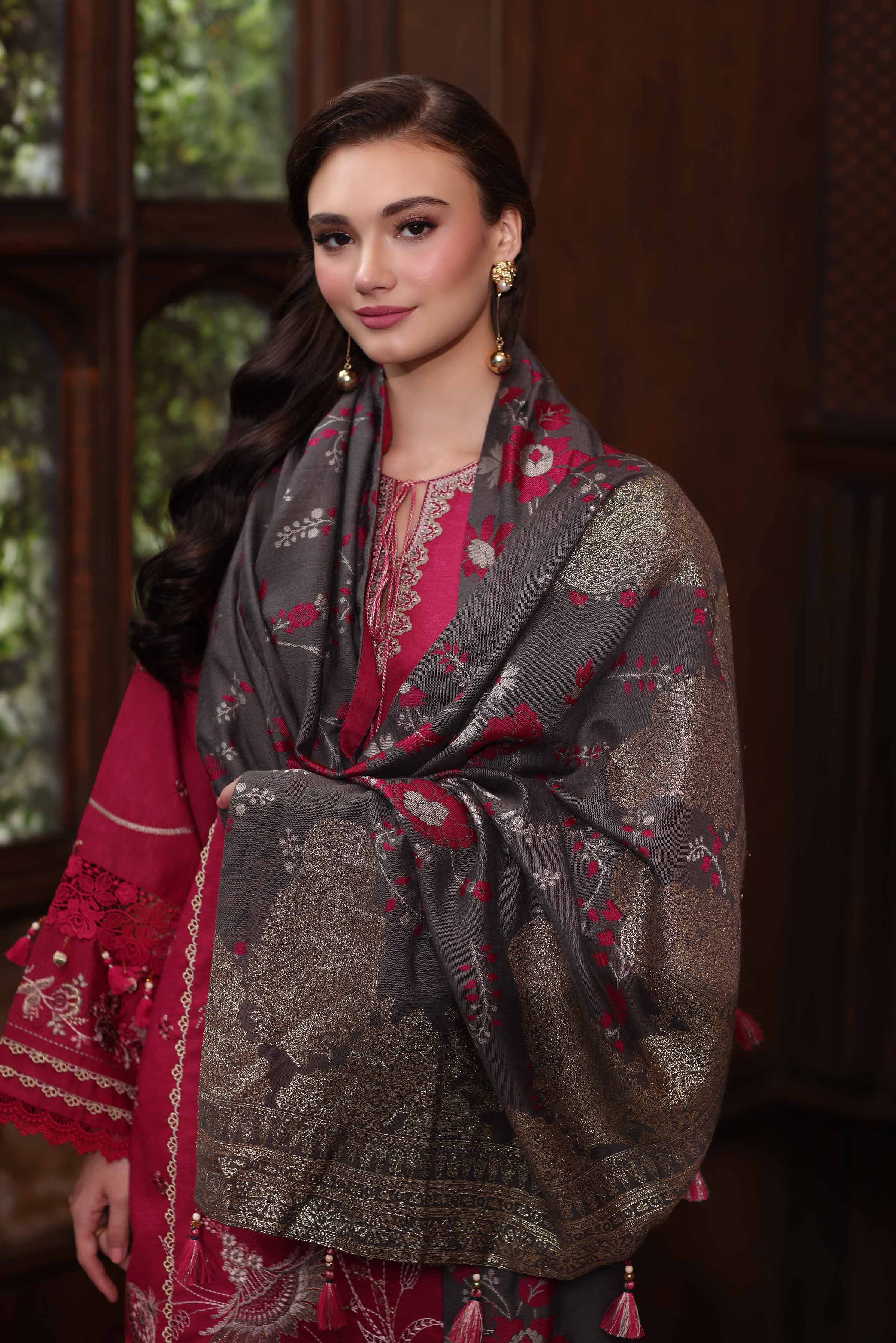 Nishat Linen UAE - 3 Piece - Printed Embroidered Suit - 42503566