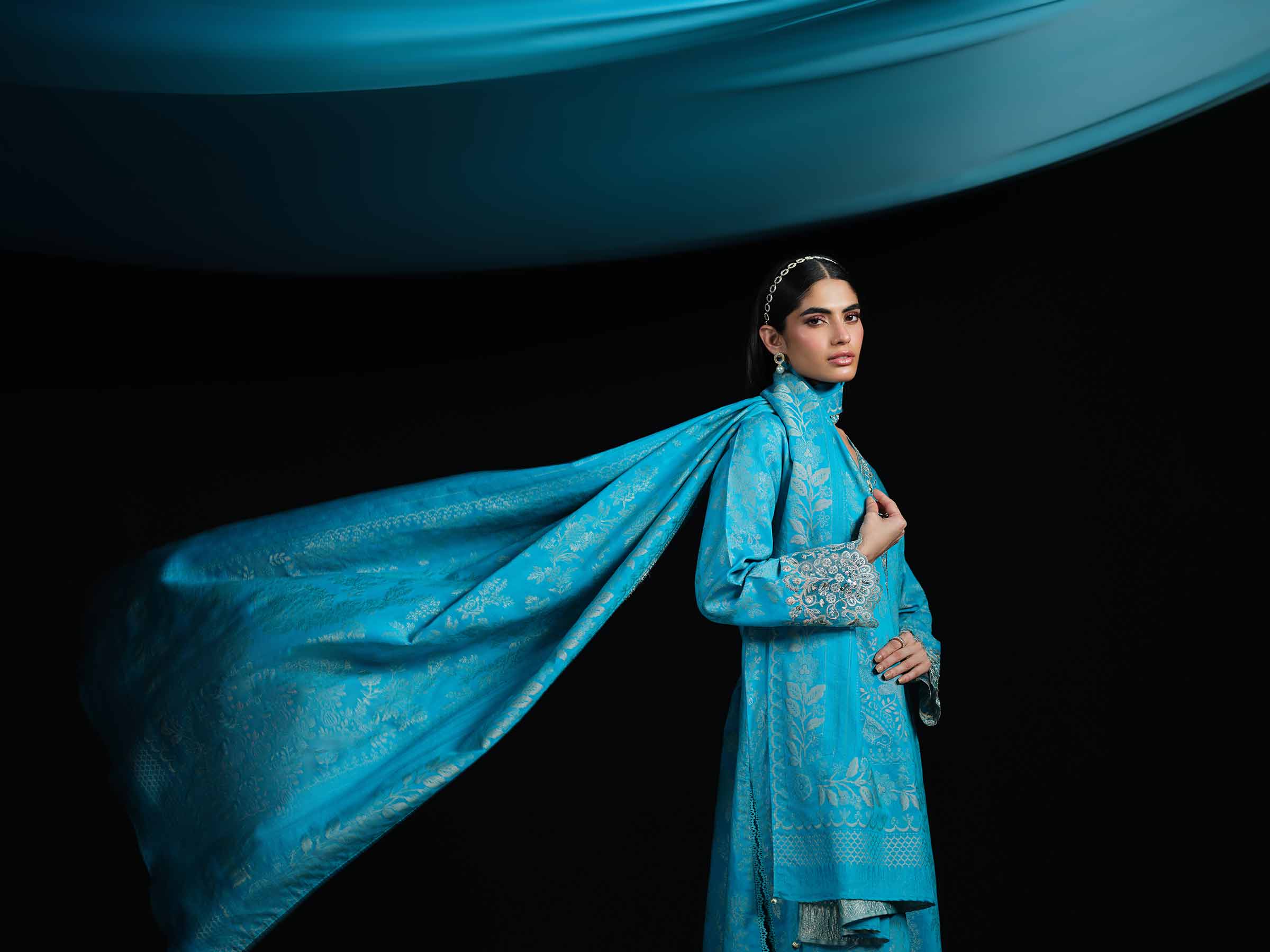 Nishat Linen UAE - 3 Piece - Embroidered Suit - 42503600