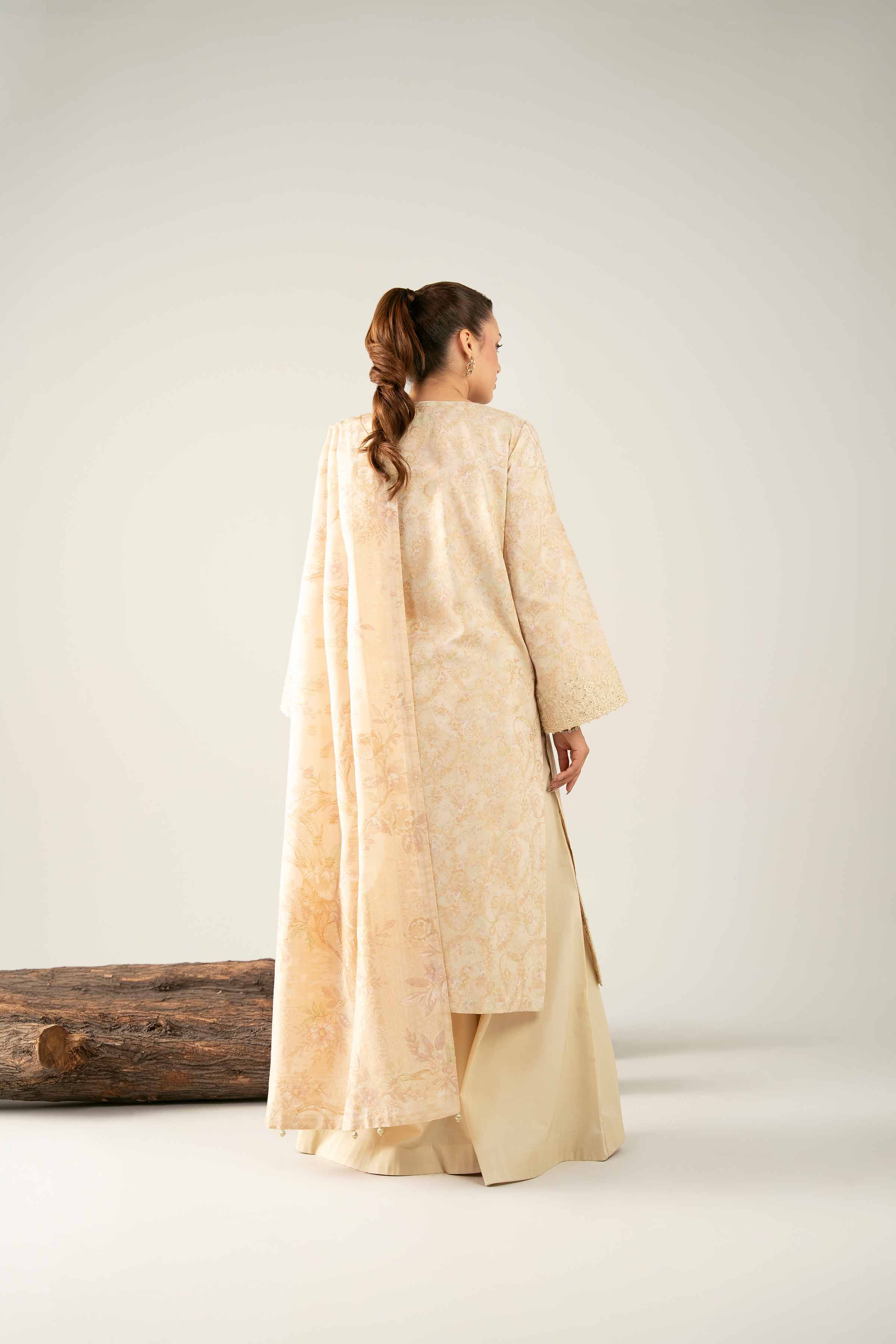 Nishat Linen UAE - 3 Piece - Digital Printed Embroidered Suit - 42503603