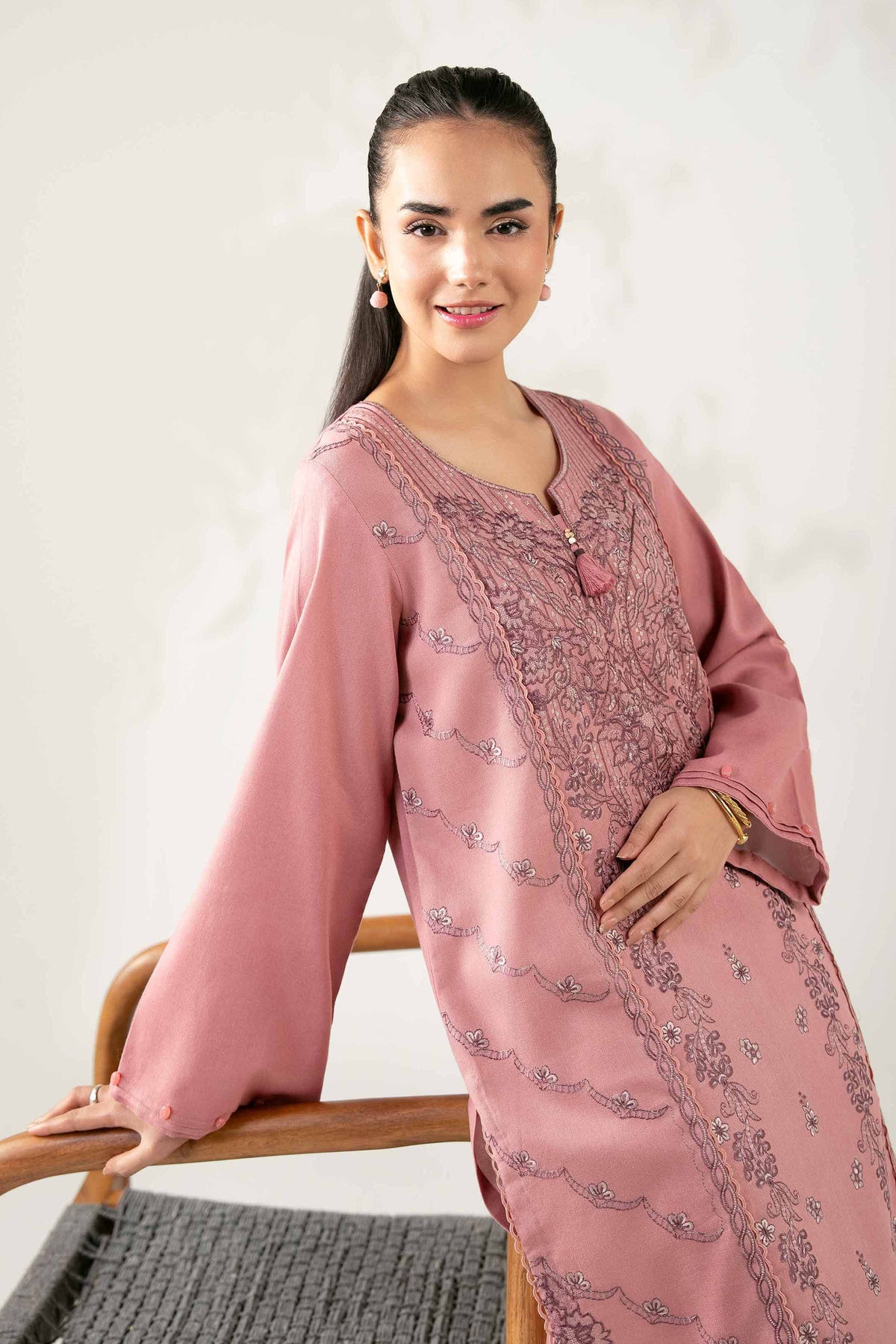 2 Piece - Embroidered Suit  - 42503634