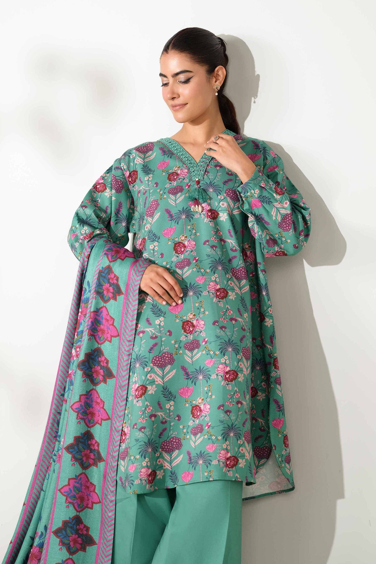3 Piece - Printed Suit  - 42503703