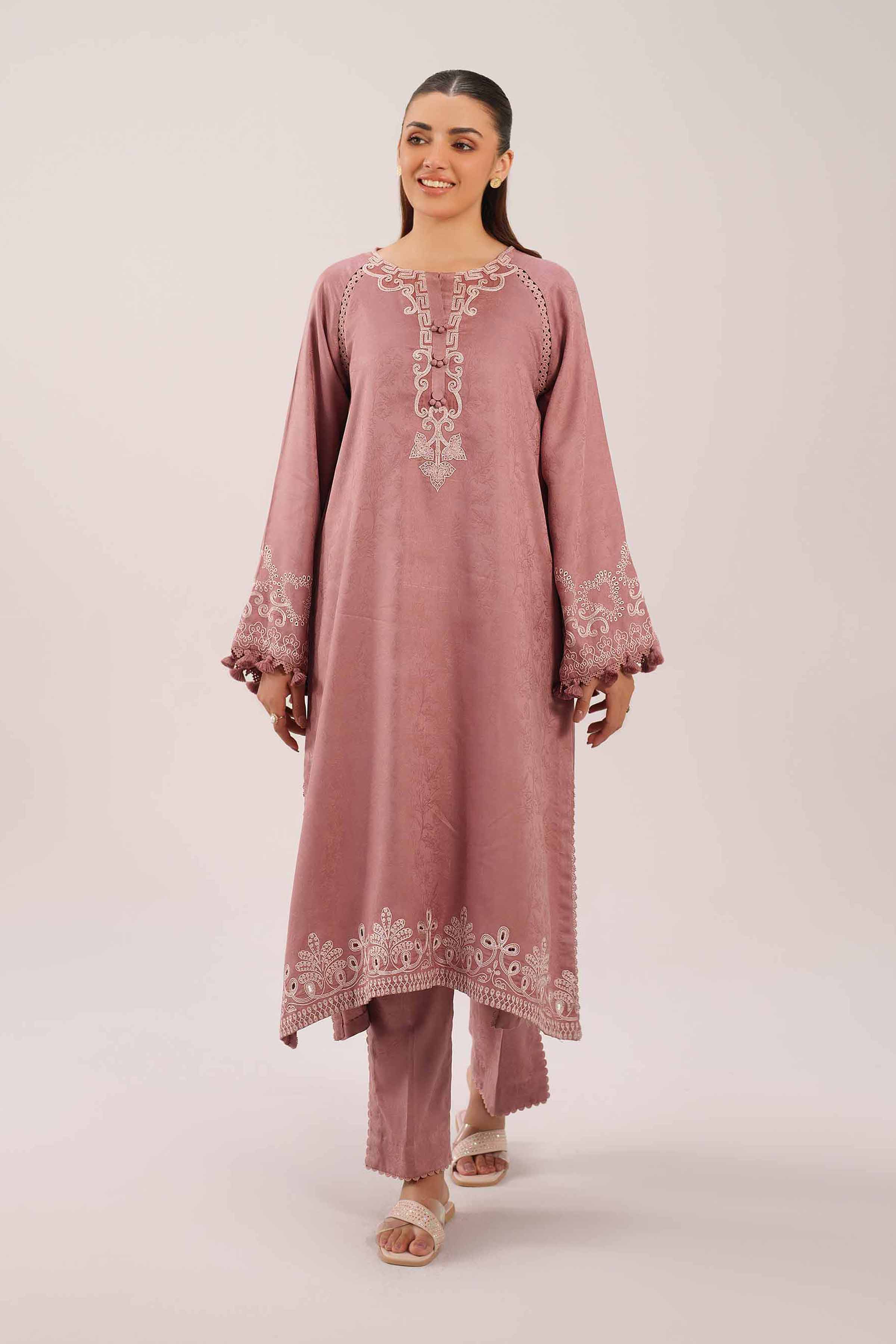 2 Piece - Embroidered Suit - 42503736 NishatUAE   2PC Embroidered Unstitched