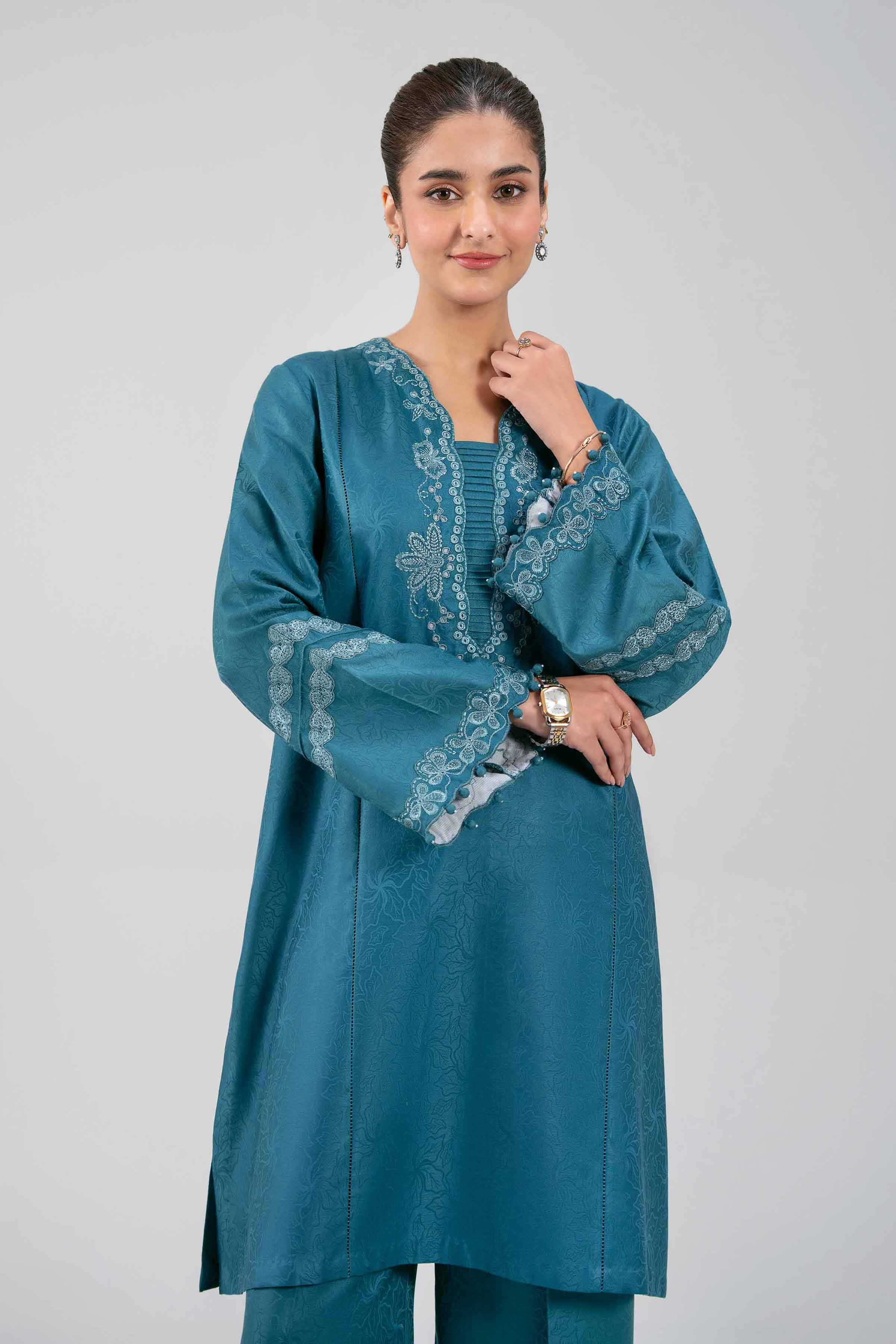 2 Piece - Embroidered Suit - 42503738