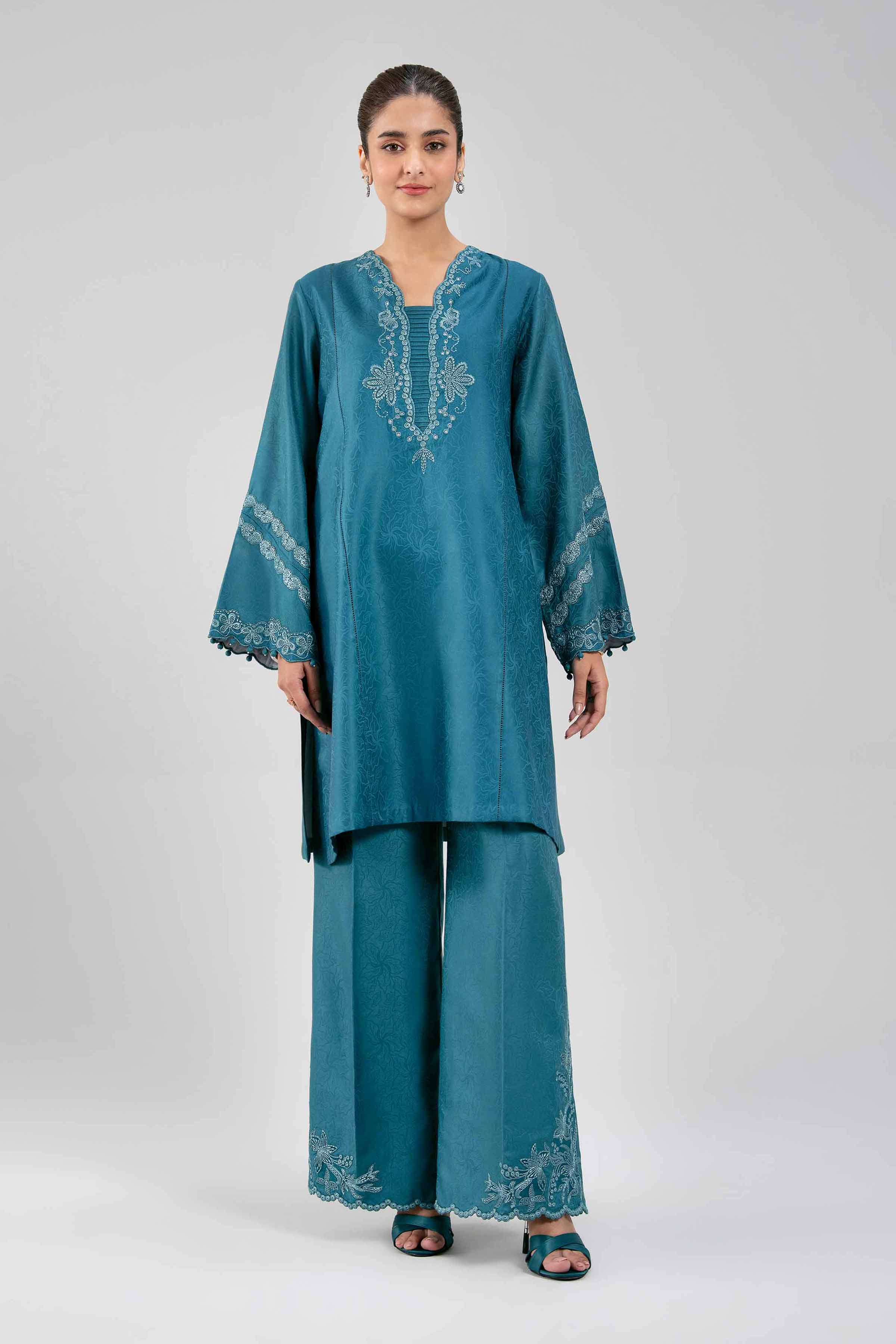 2 Piece - Embroidered Suit - 42503738 NishatUAE   2PC Embroidered Unstitched