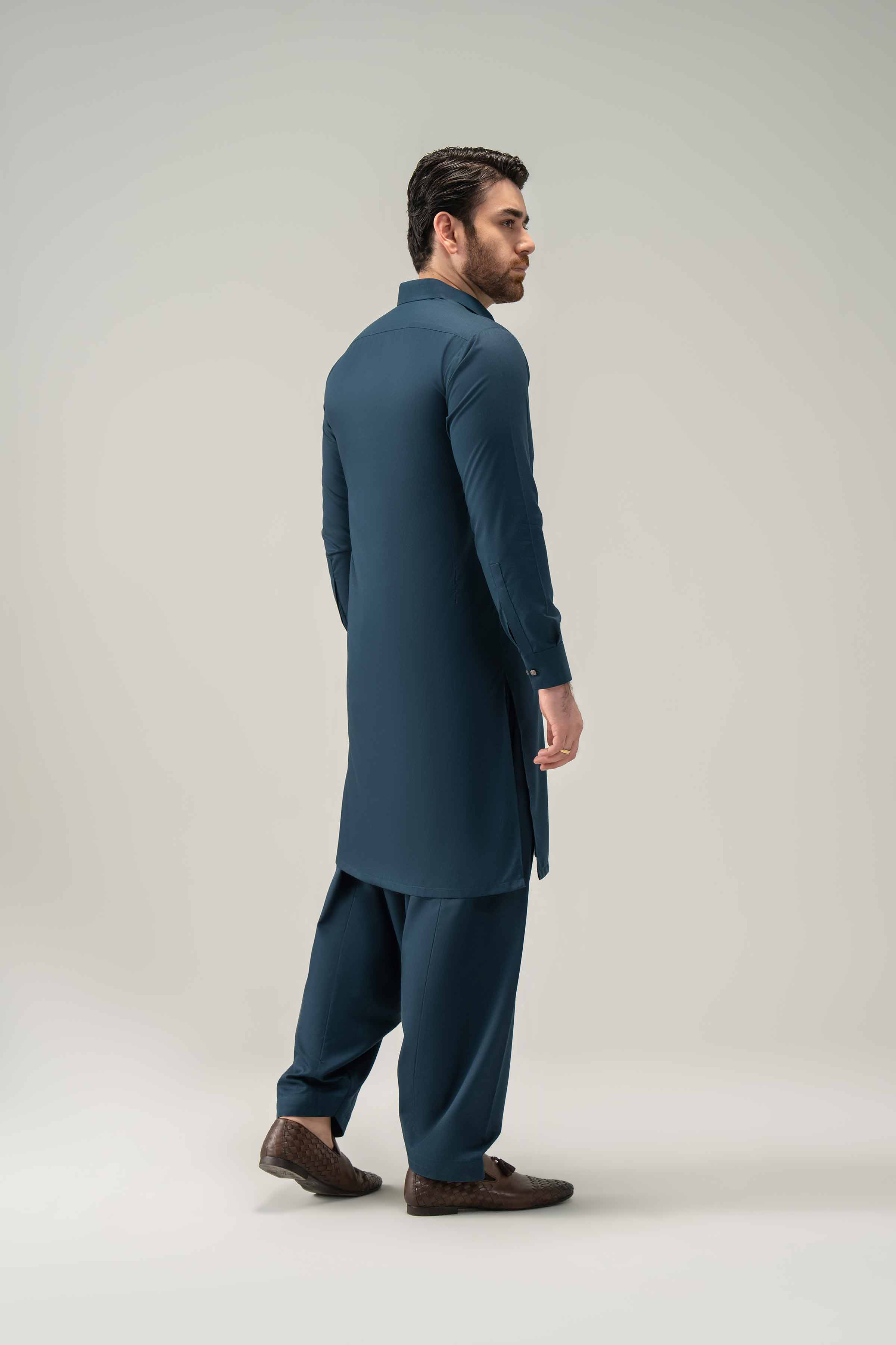 2 Piece - Naqsh Suit - 42508210 Blue Blended 2PC