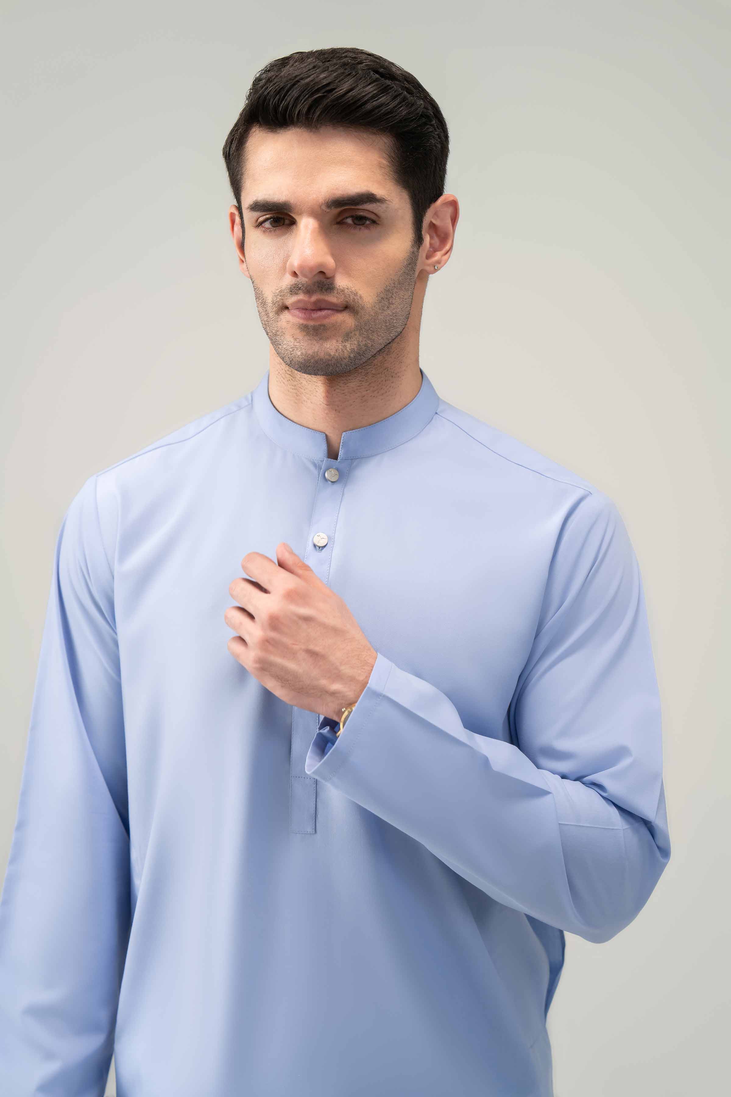 2 Piece - Naqsh Suit - 42508215 Blue Orchid 2PC