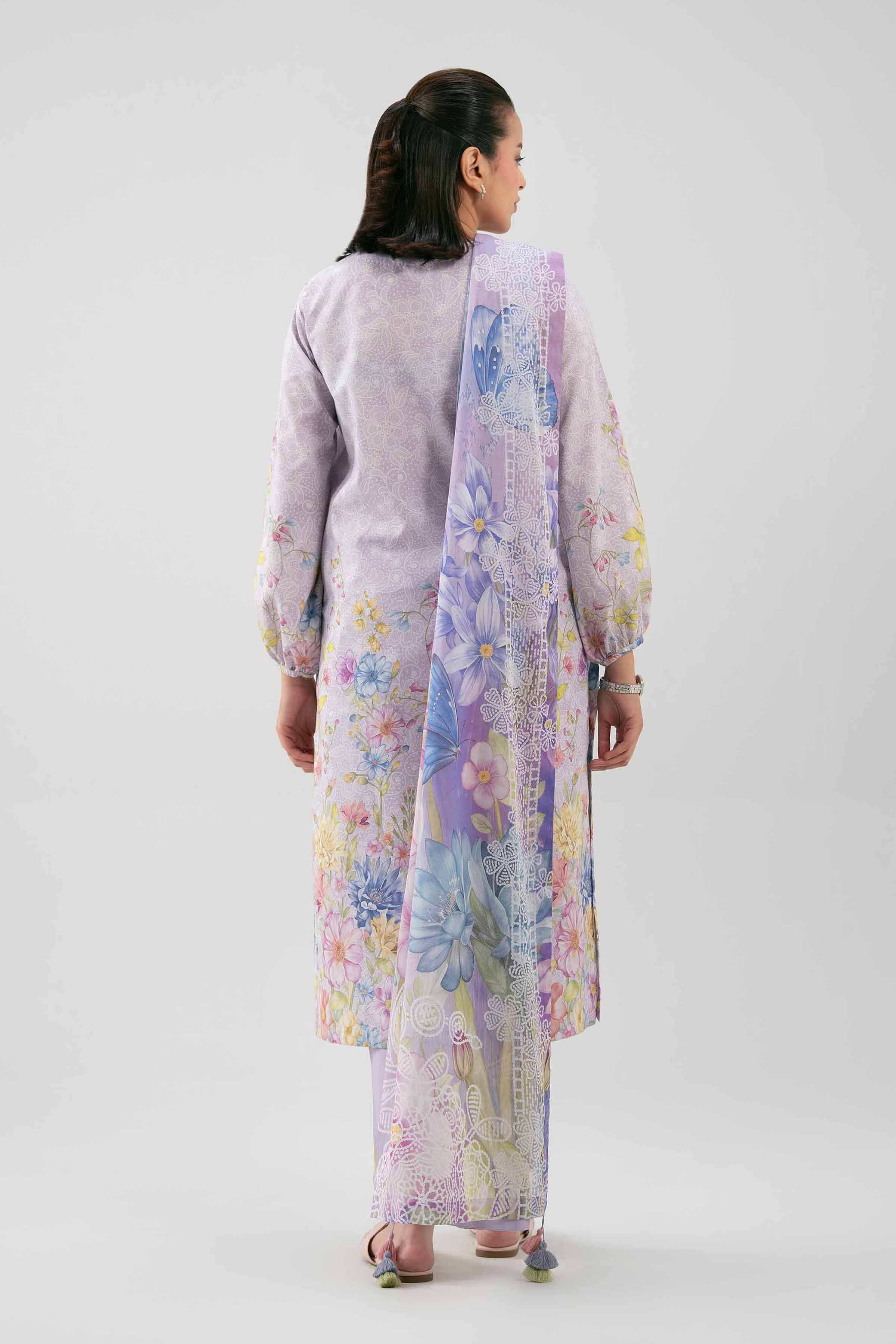 2 Piece - Digital Printed Suit - 42601010 NishatUAE Multi Lawn 2PC Printed Unstitched