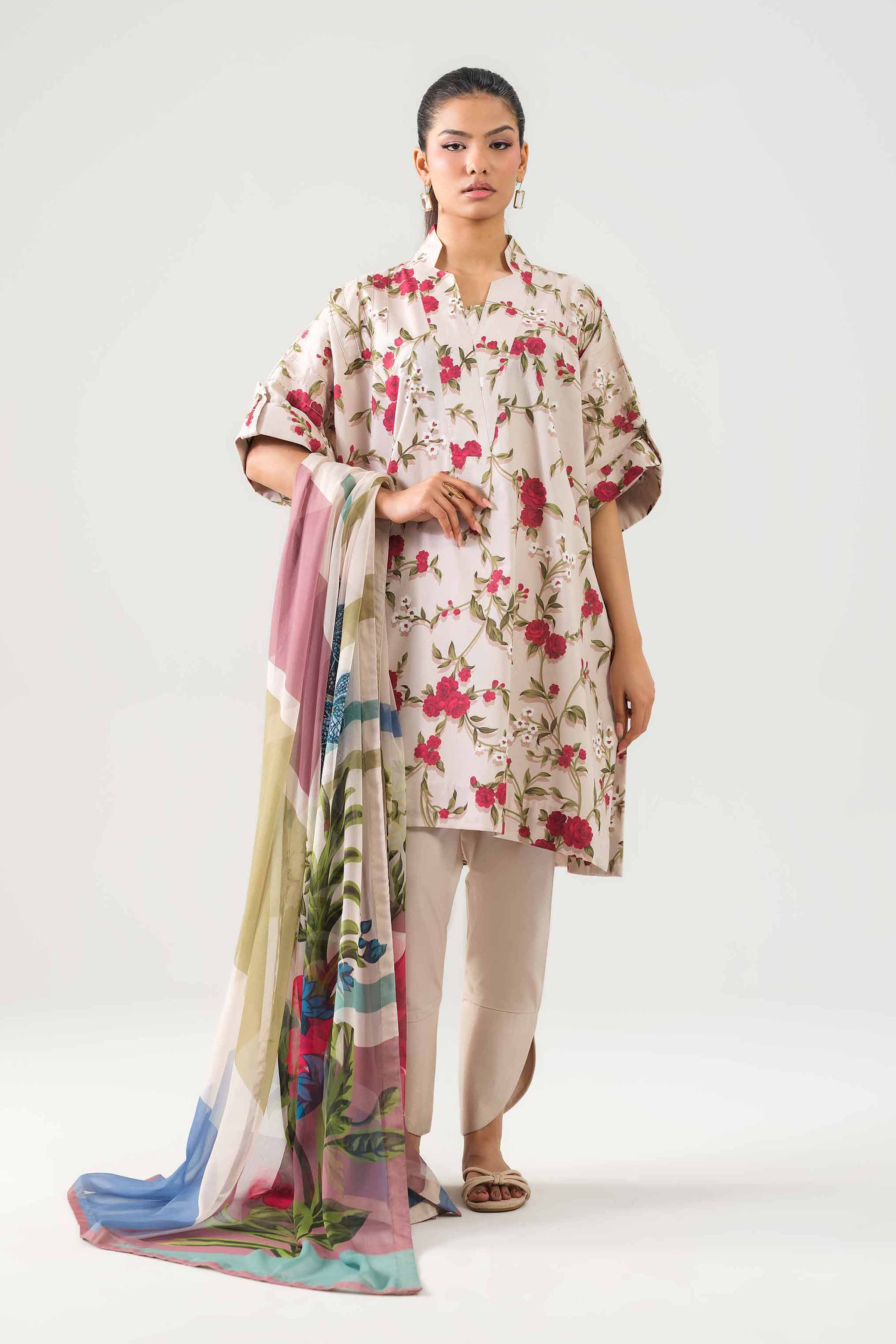 2 Piece - Digital Printed Suit - 42601021 NishatUAE Multi Lawn 2PC Printed Unstitched