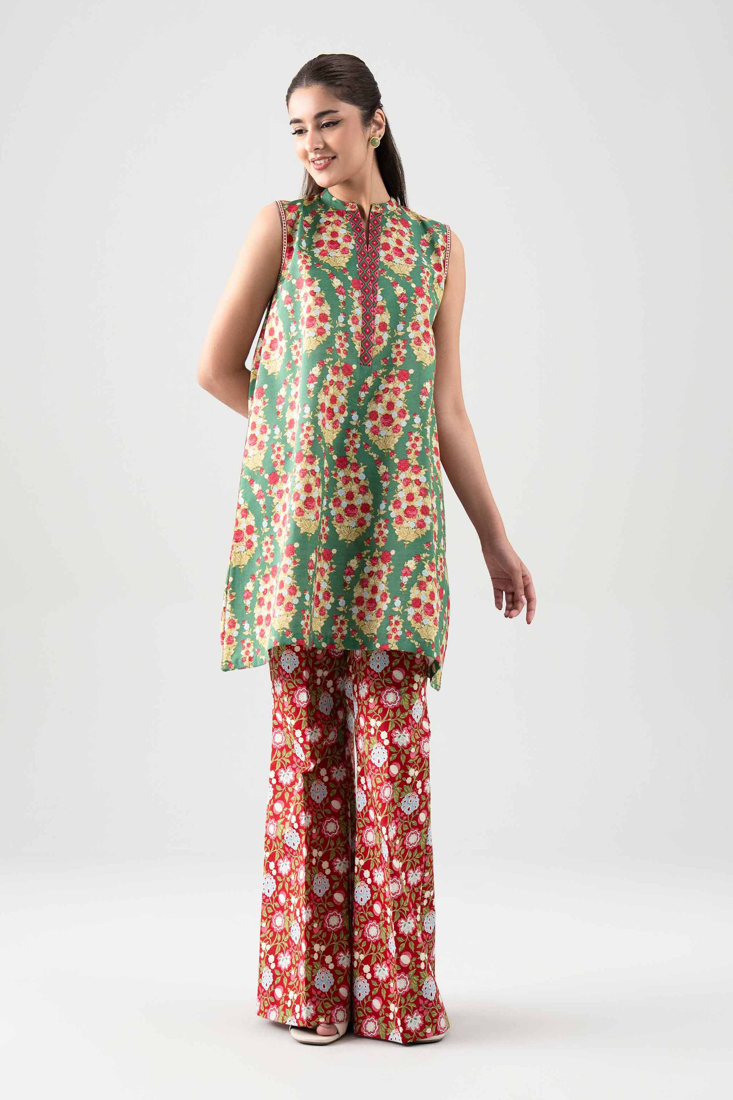 2 Piece - Printed Suit - 42601037 NishatUAE Multi Cambric 2PC Printed Unstitched
