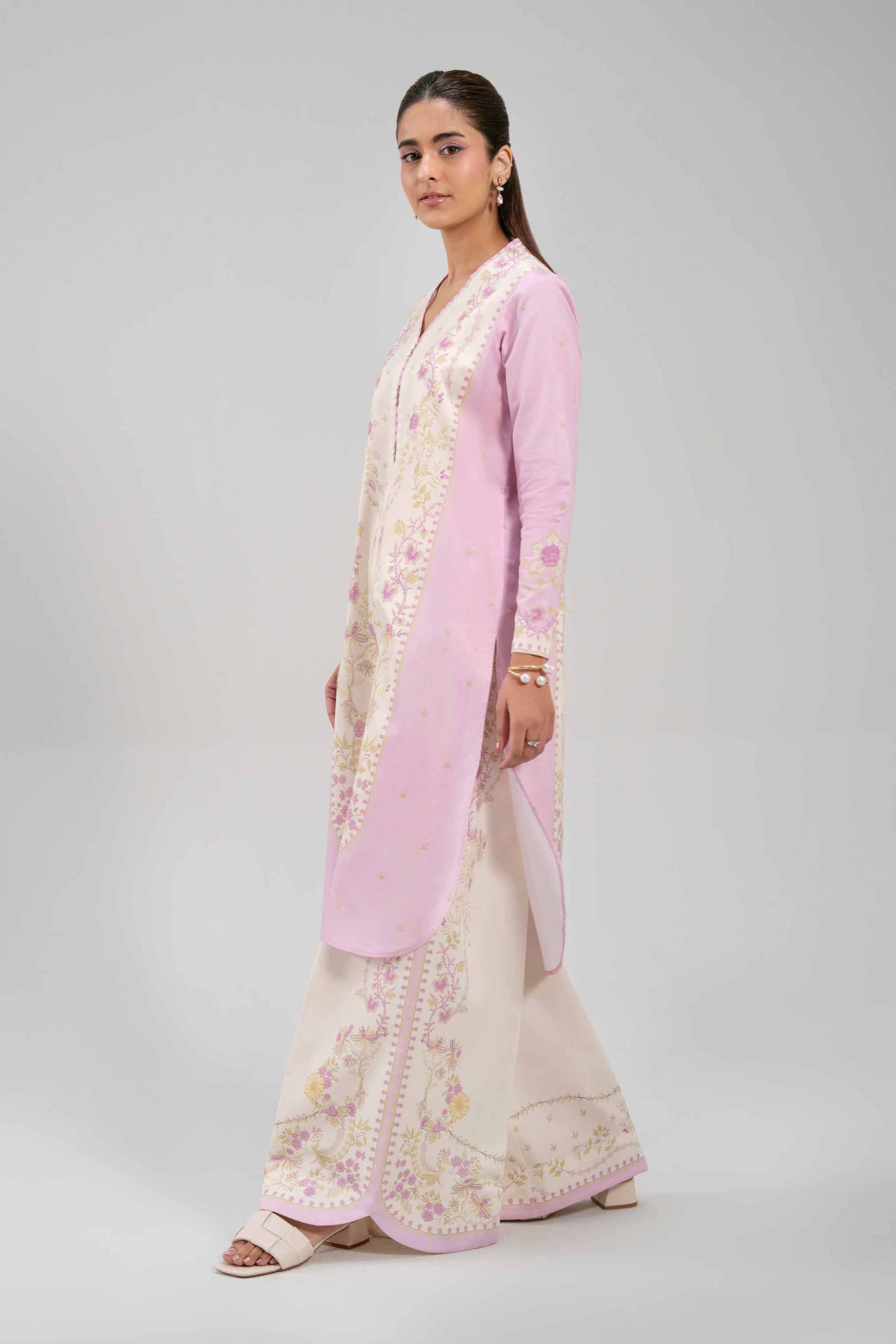 2 Piece - Digital Printed Suit - 42601063 NishatUAE Beige Lawn 2PC Printed Unstitched