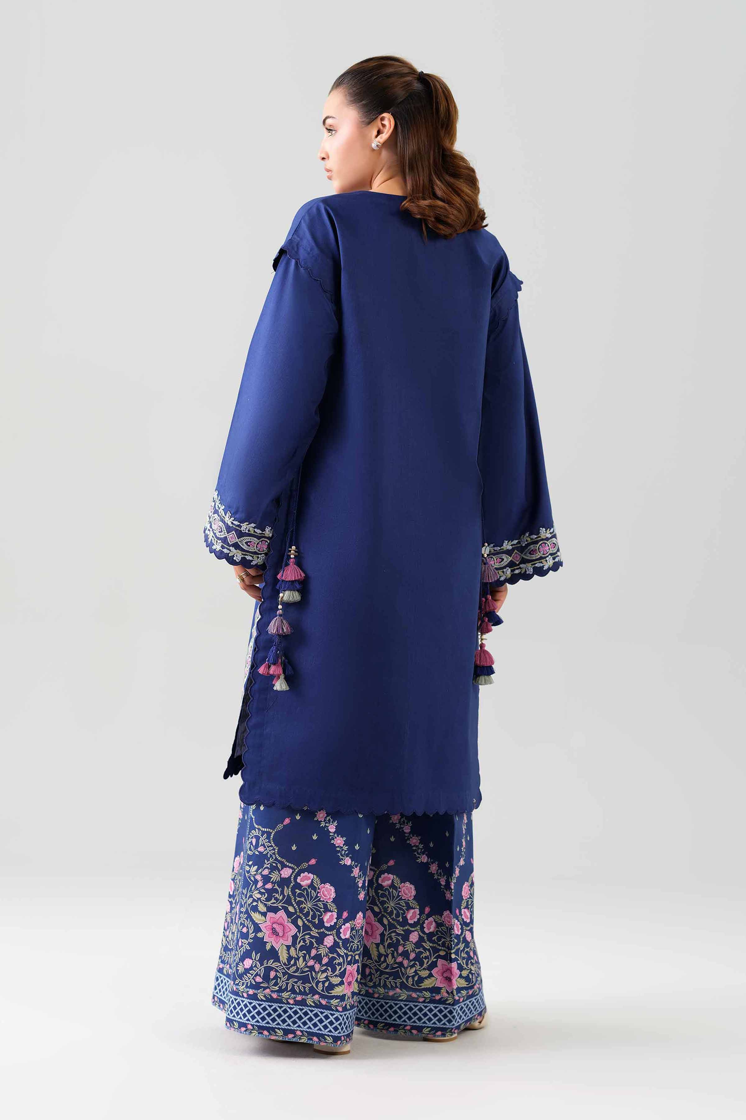 2 Piece - Digital Printed Embroidered Suit - 42601090