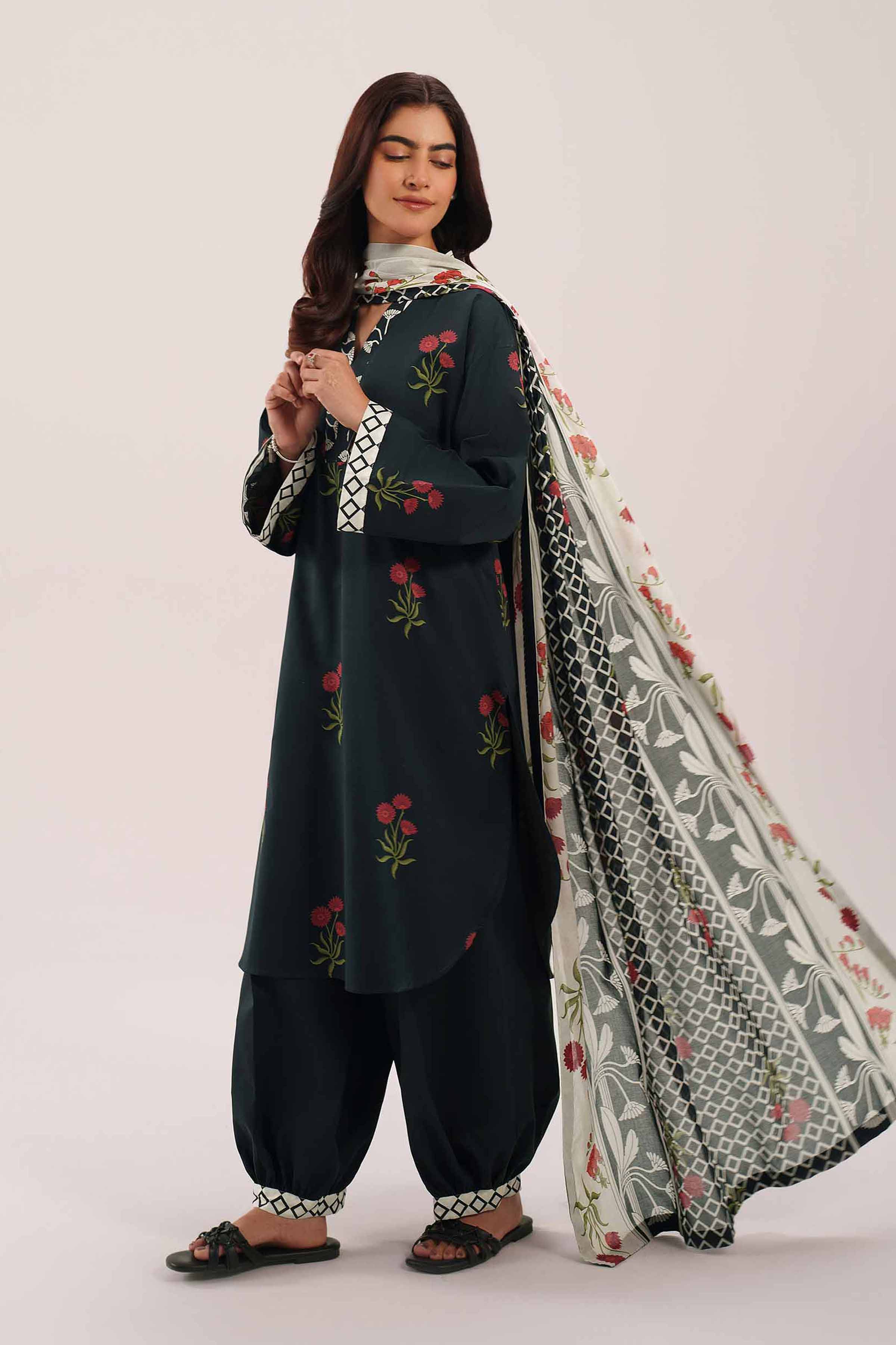 3 Piece - Printed Suit - 42601125